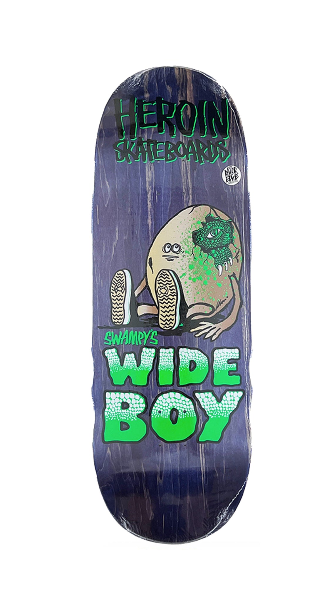 Heroin Skateboards Swampy's Wide Boy 10.75 Skateboard Deck - Tabla Skate Tabla/Deck Heroin Skateboards 