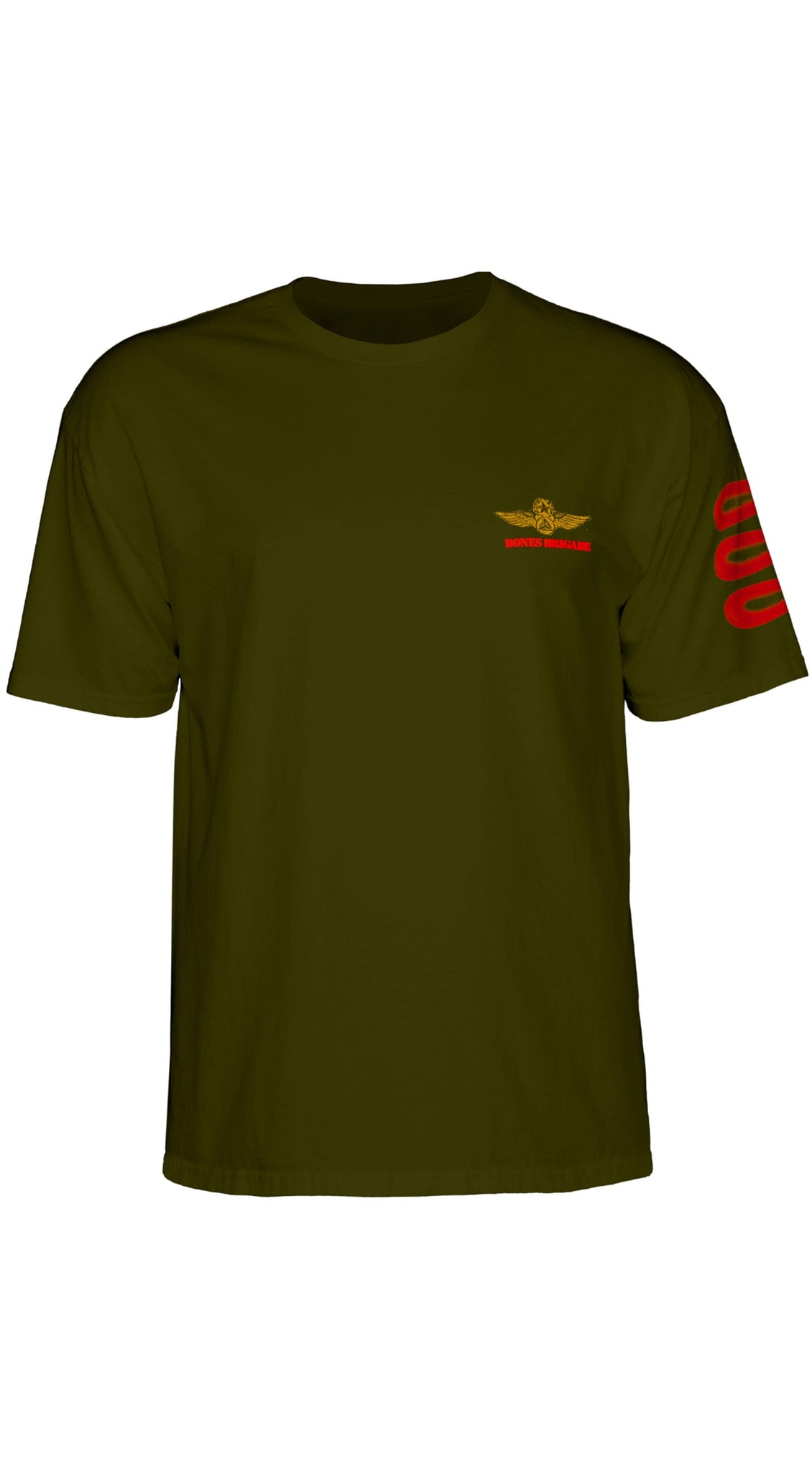 Powell Peralta Bones Brigade Bomber Army Green T-shirt PREORDER - Camiseta Ropa Powell Peralta 