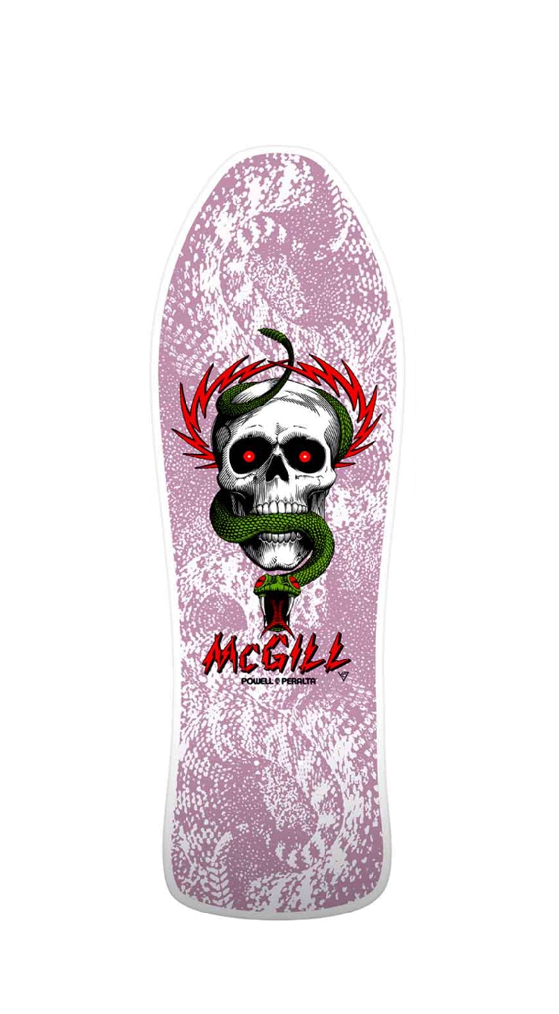 Powell Peralta BONES BRIGADE™ McGill - Series 15 - White Reissue Skateboard deck Preorder- Tabla Tablas Powell Peralta 