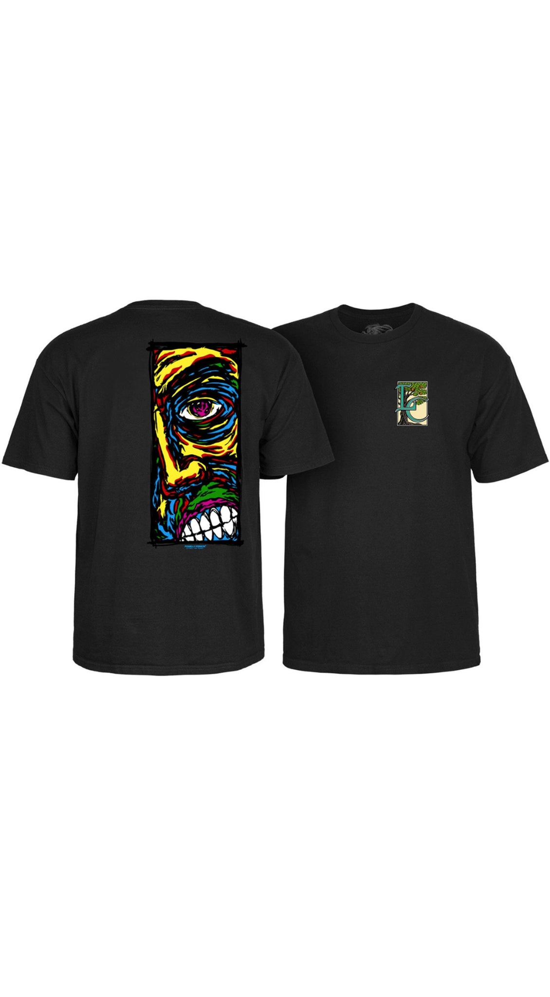 Powell Peralta Lance Conklin Face Black T-shirt - Camiseta Ropa Powell Peralta 
