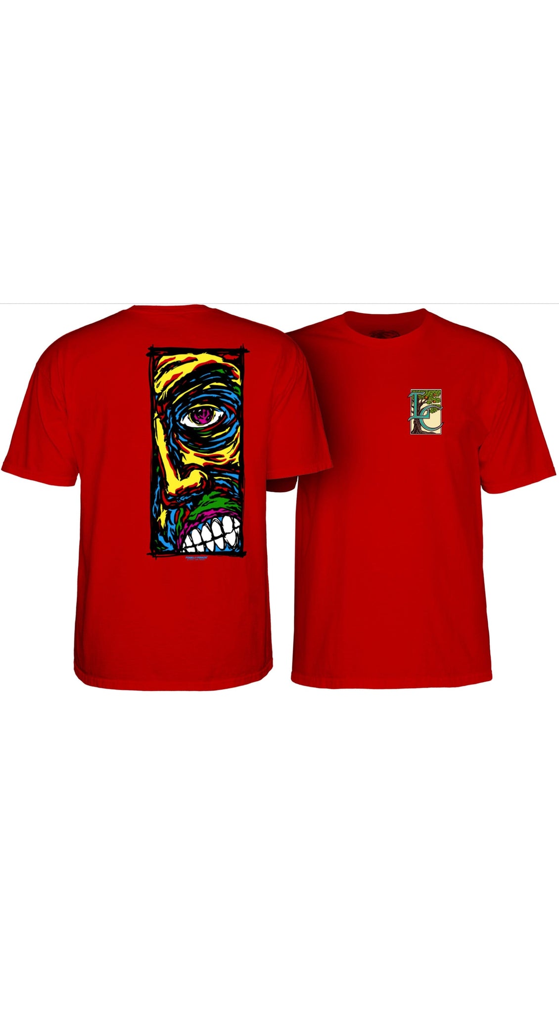 Powell Peralta Lance Conklin Face Red T-shirt - Camiseta Ropa Powell Peralta 