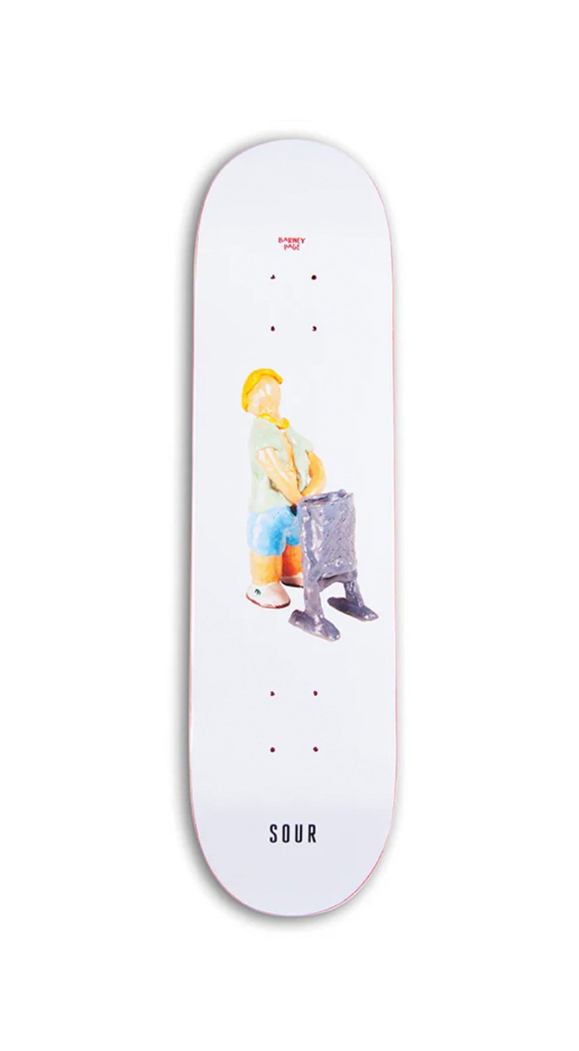 Sour Solution BARNEY – GUIRI SKATE CO. – 8.0 Skateboard Deck - Tabla Skate Tabla/Deck Sour Skateboards 
