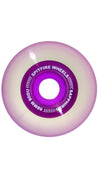 Spitfire 90D Sapphire Clear Purple 58mm Skateboard Wheels- Ruedas Ruedas Spitfire 