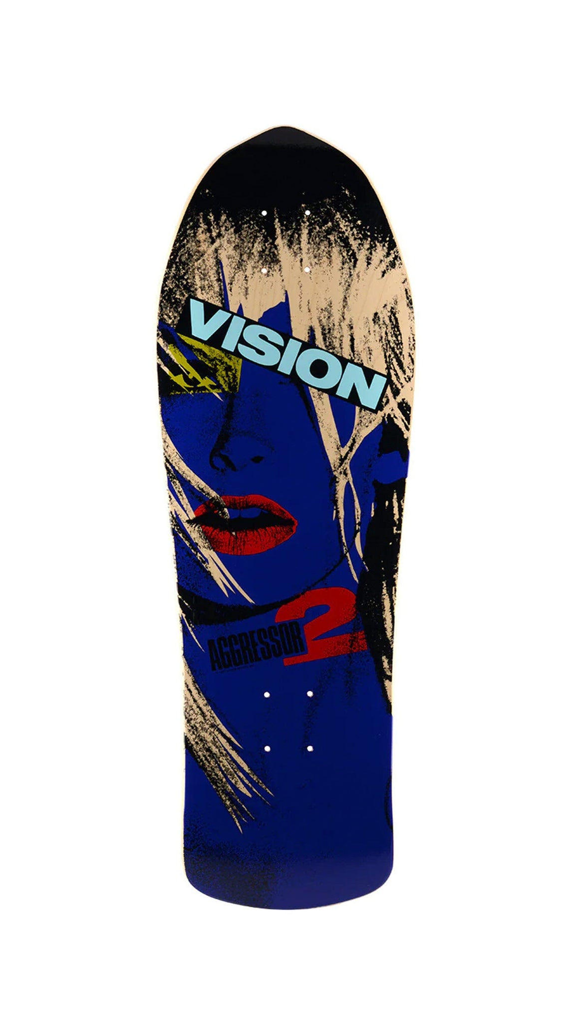 Vision Aggressor 2 OG Concave 10.25"x30.5" Reissue Skateboard Deck - Tabla Tablas Vision Skateboards 