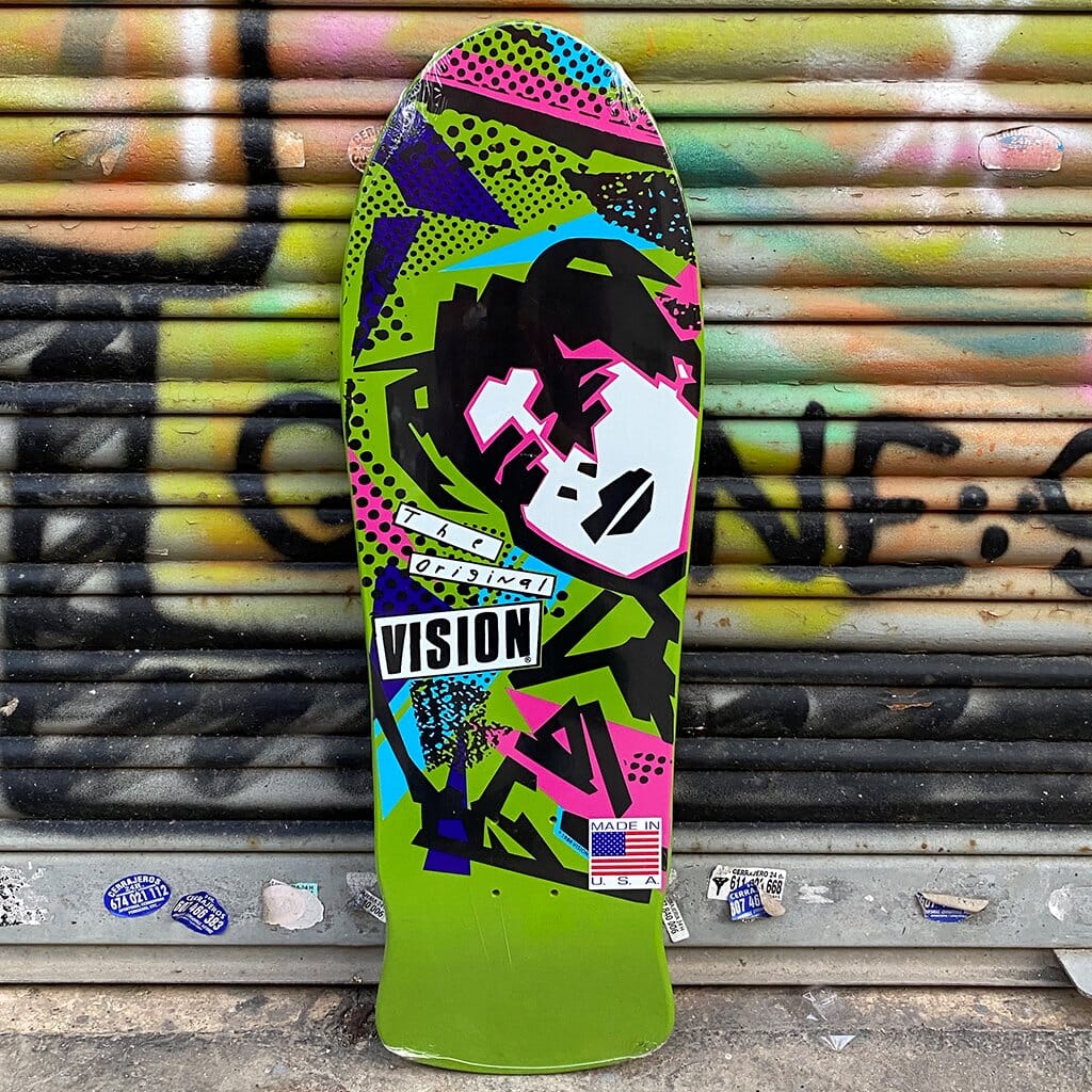VISION ORIGINAL MG Green Skateboard Deck Reissue- Tabla Skate Tabla/Deck Vision Skateboards 