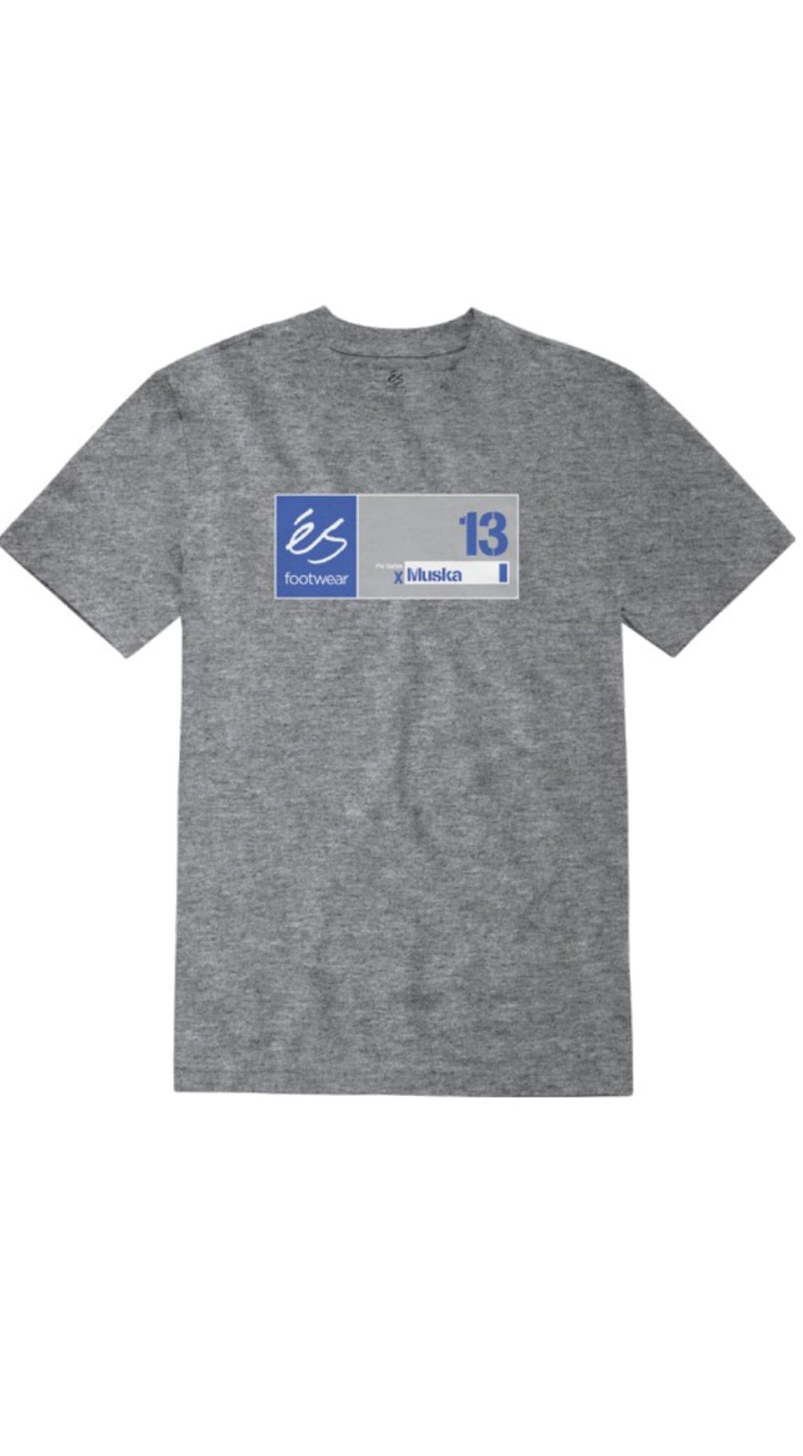 és MUSKA 13 TEE Grey Tshirt- Camiseta- Prebook Ropa eS Skateboarding 