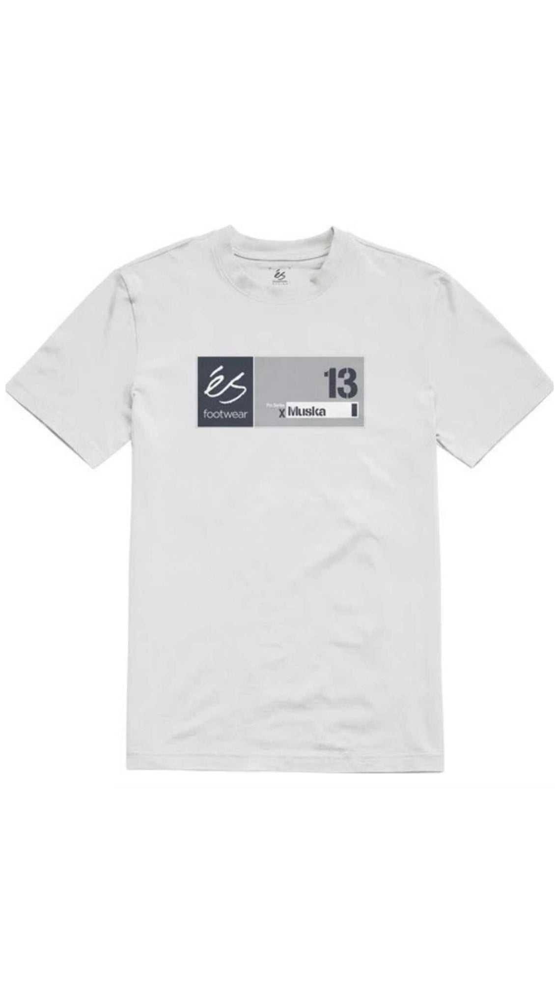 és MUSKA 13 TEE White Tshirt- Camiseta Ropa eS Skateboarding 
