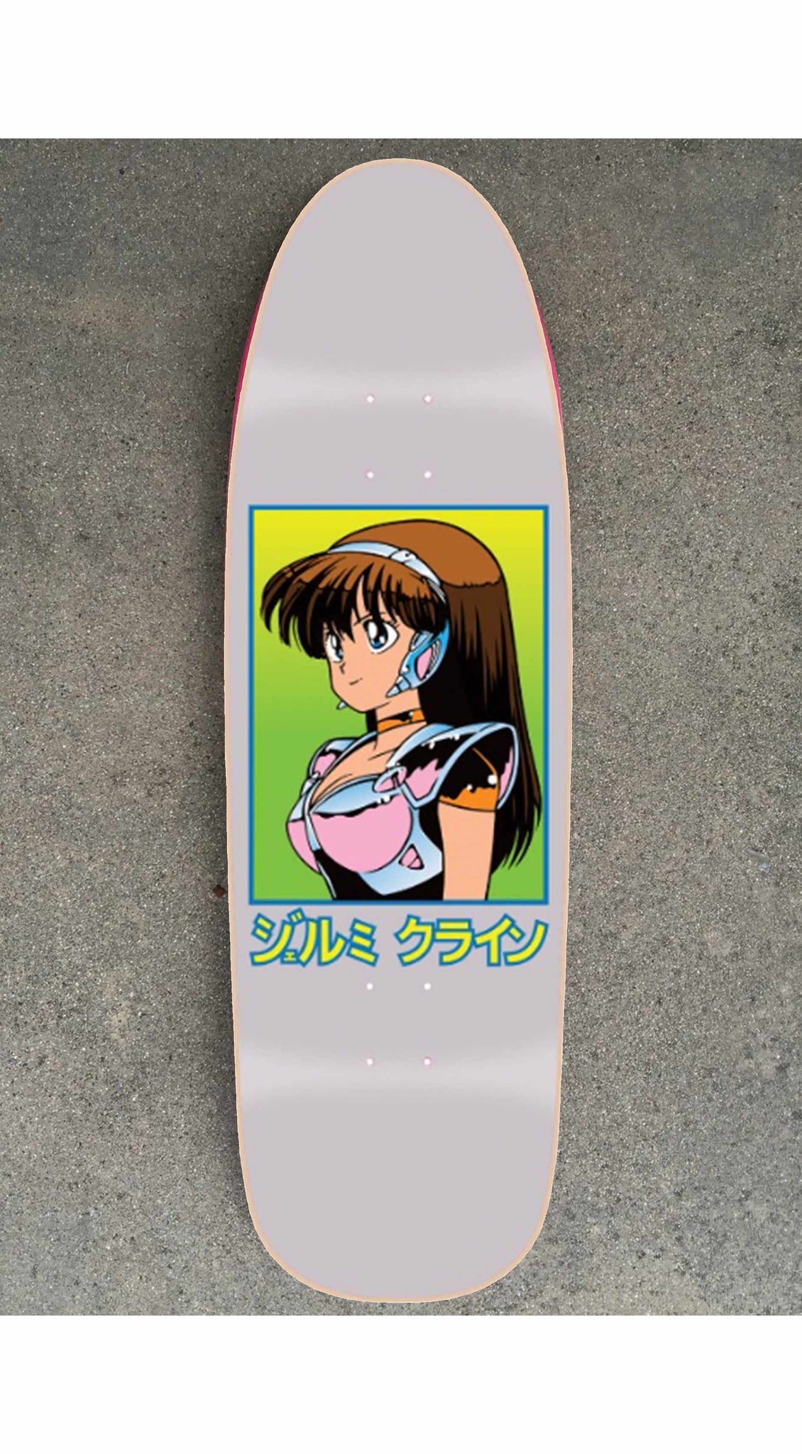 Jk Industries Signed Dream Girl Metallic Silver Reissue Skateboard Deck -Tabla Skate Tabla/Deck Jk Industries 