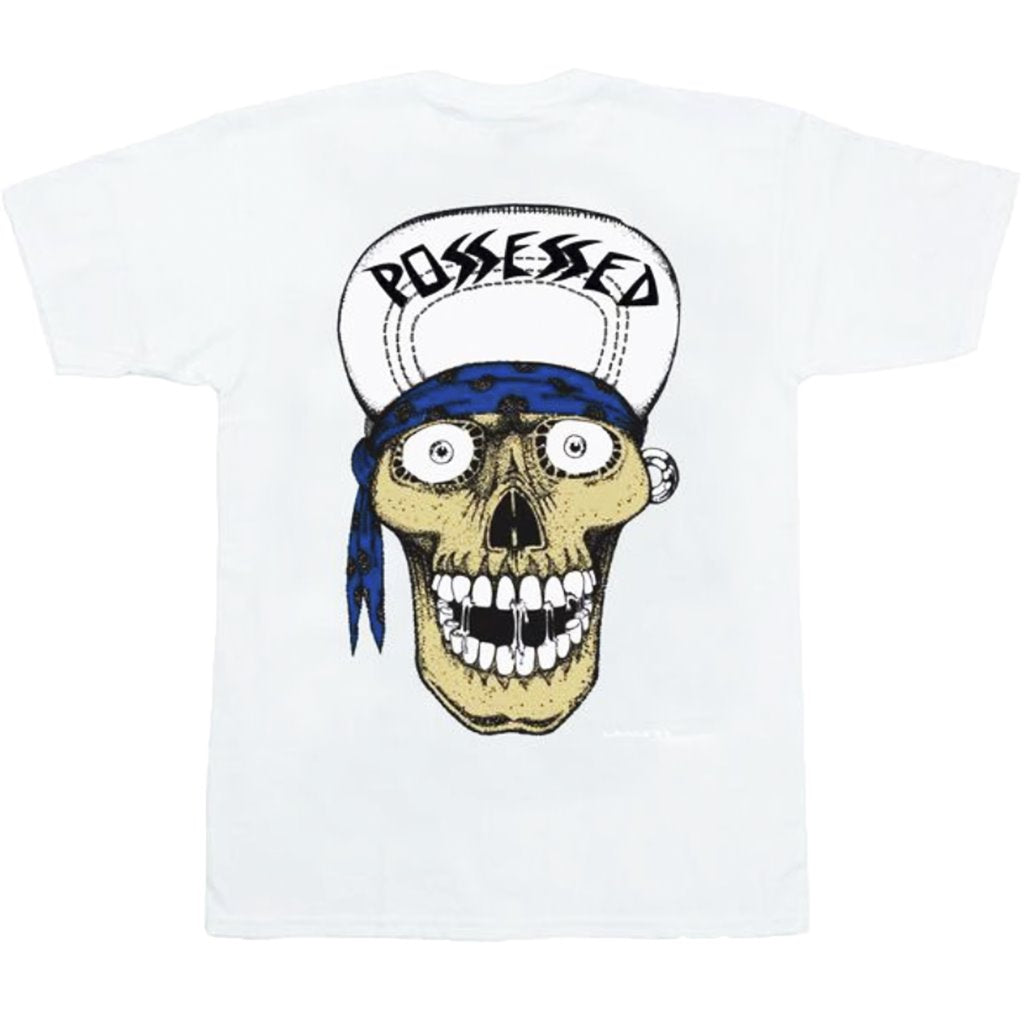 Suicidal Skates Punk Skull White T Shirt- Camiseta - Furtivo! Skateboarding