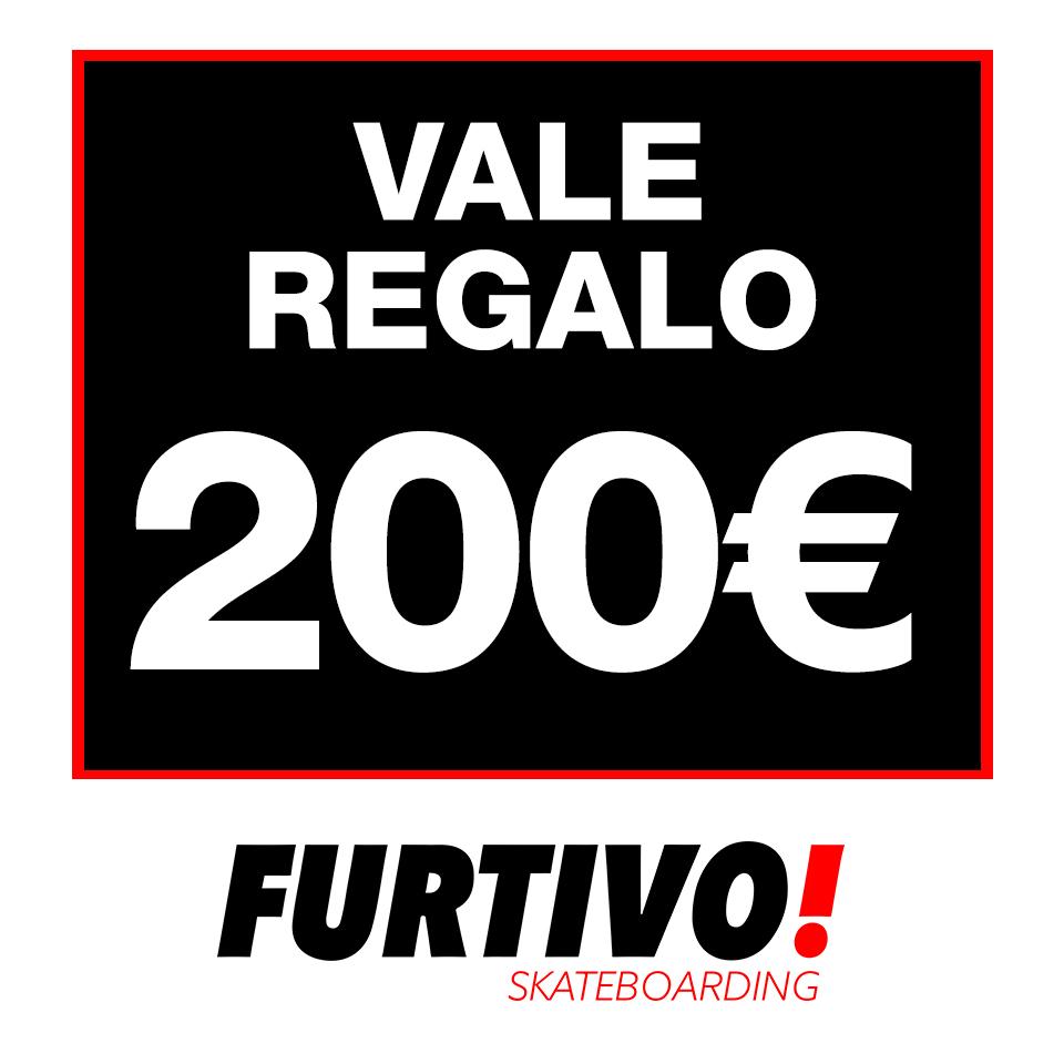 Vale regalo 200€ Vale Regalo Furtivo! Skateboarding 