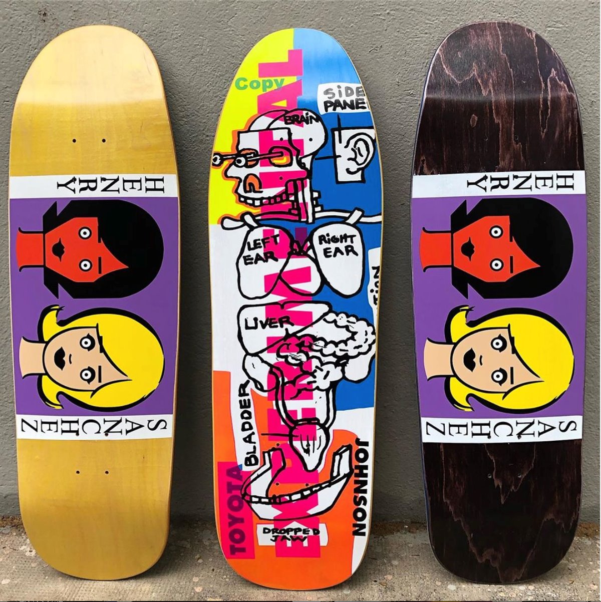 90s blind Henry Sanchez ヴィンテージ デッキ