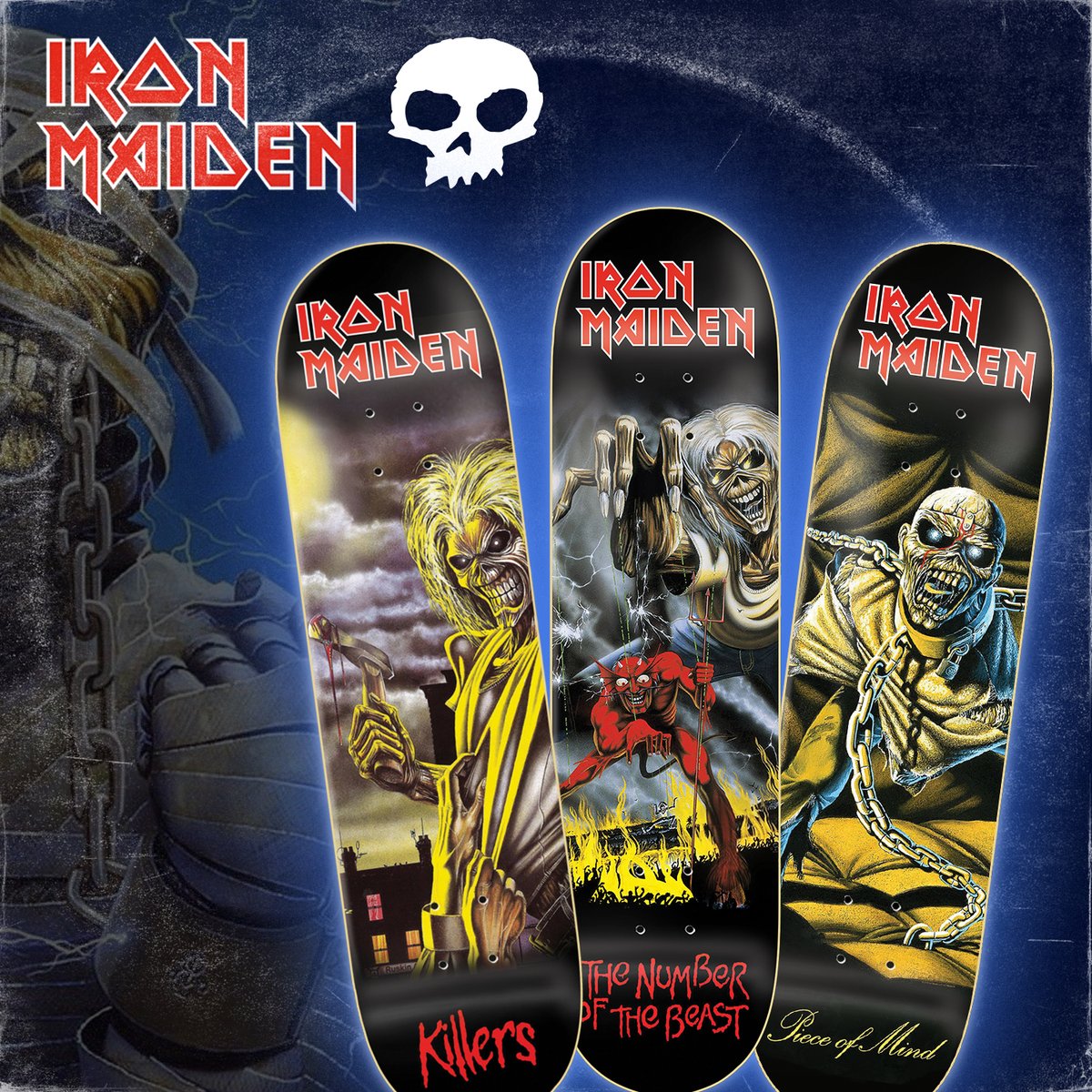 Zero x Iron Maiden skateboard iron maiden