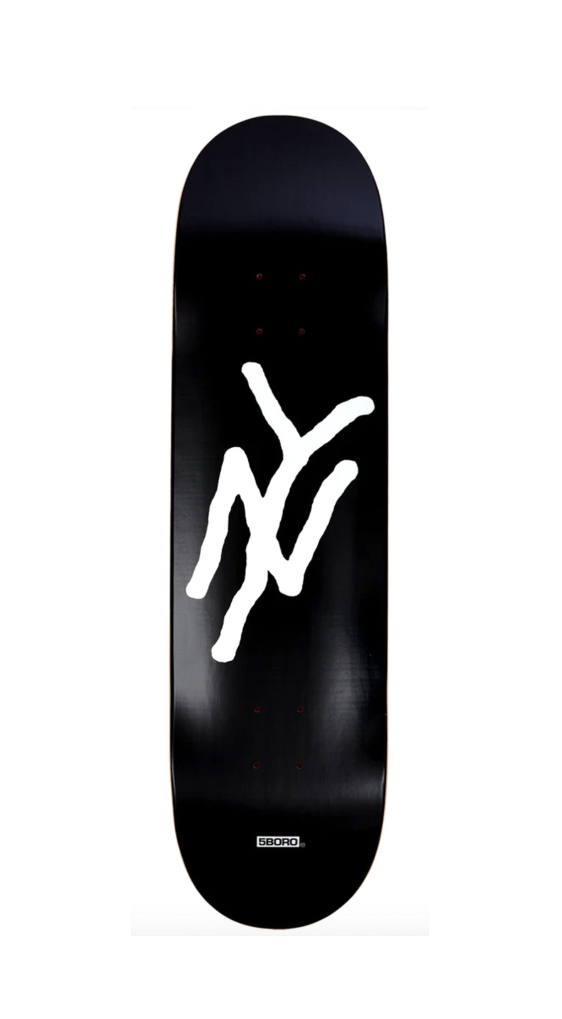 5boro NY Logo Black 8.0 Skateboard Deck- Tabla Skate 5boro 