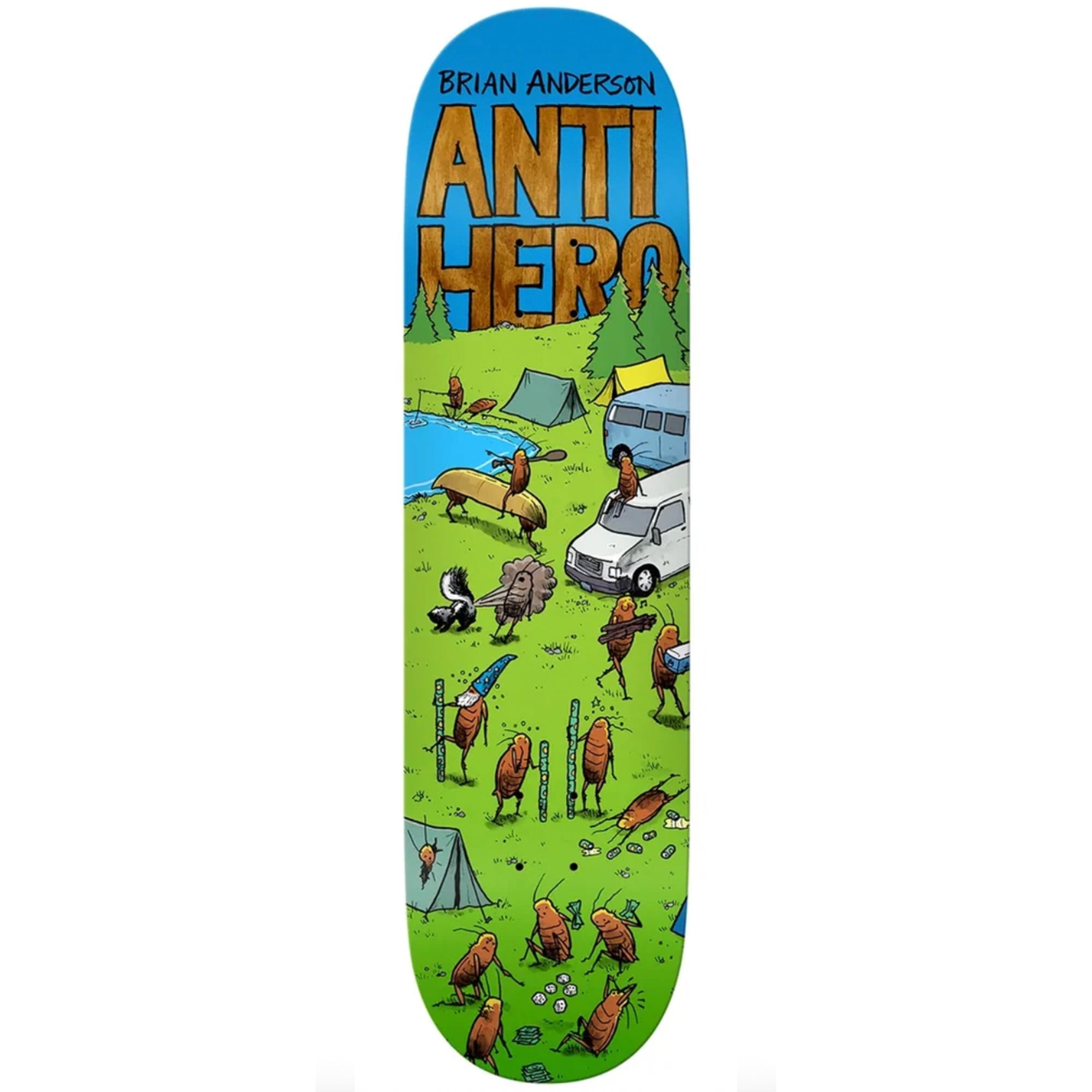 Antihero ROACHED OUT ANDERSON 8.5 Skateboard Deck -Tabla