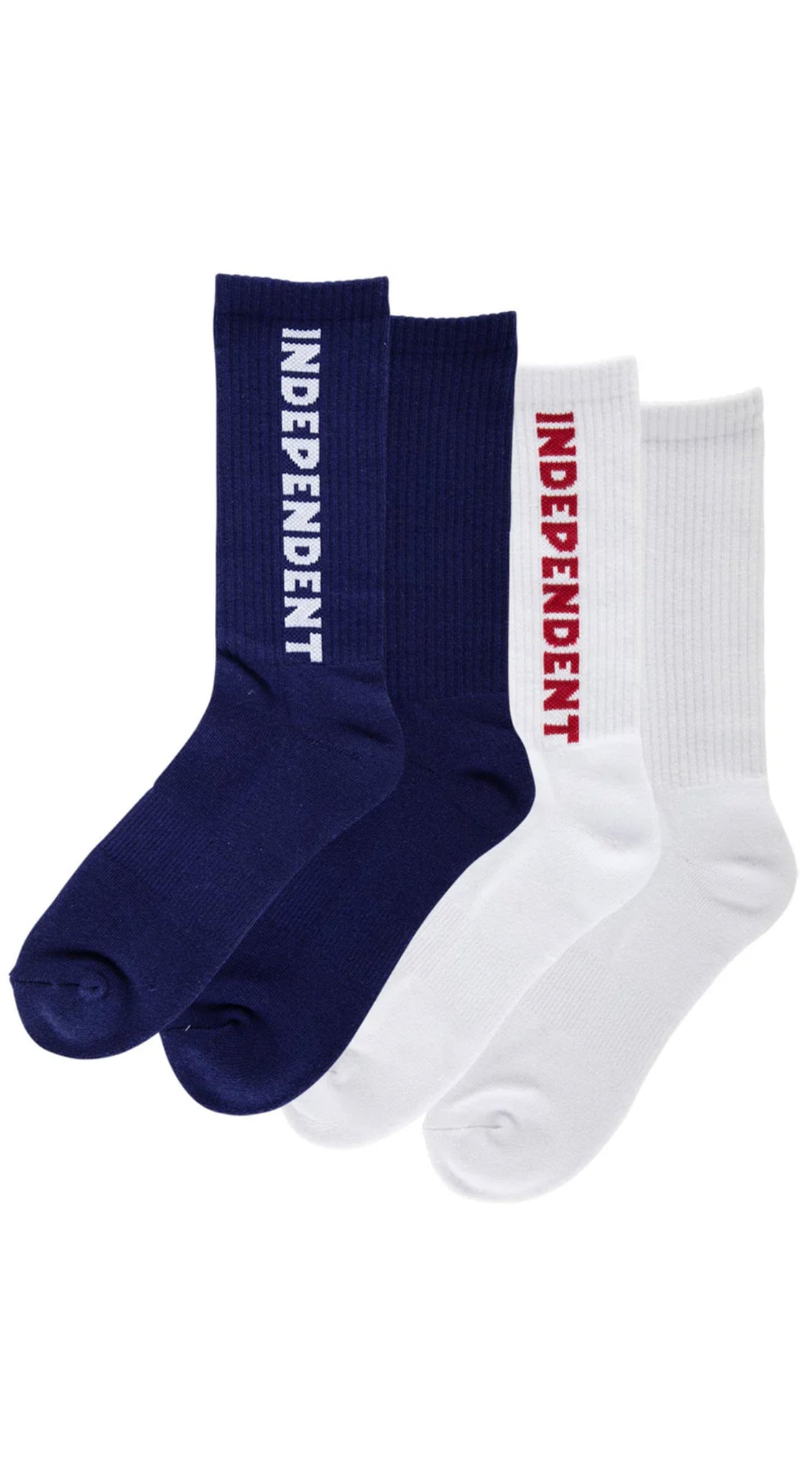 Independent Baseline 2-Pack Mens Crew Socks - Calcetines
