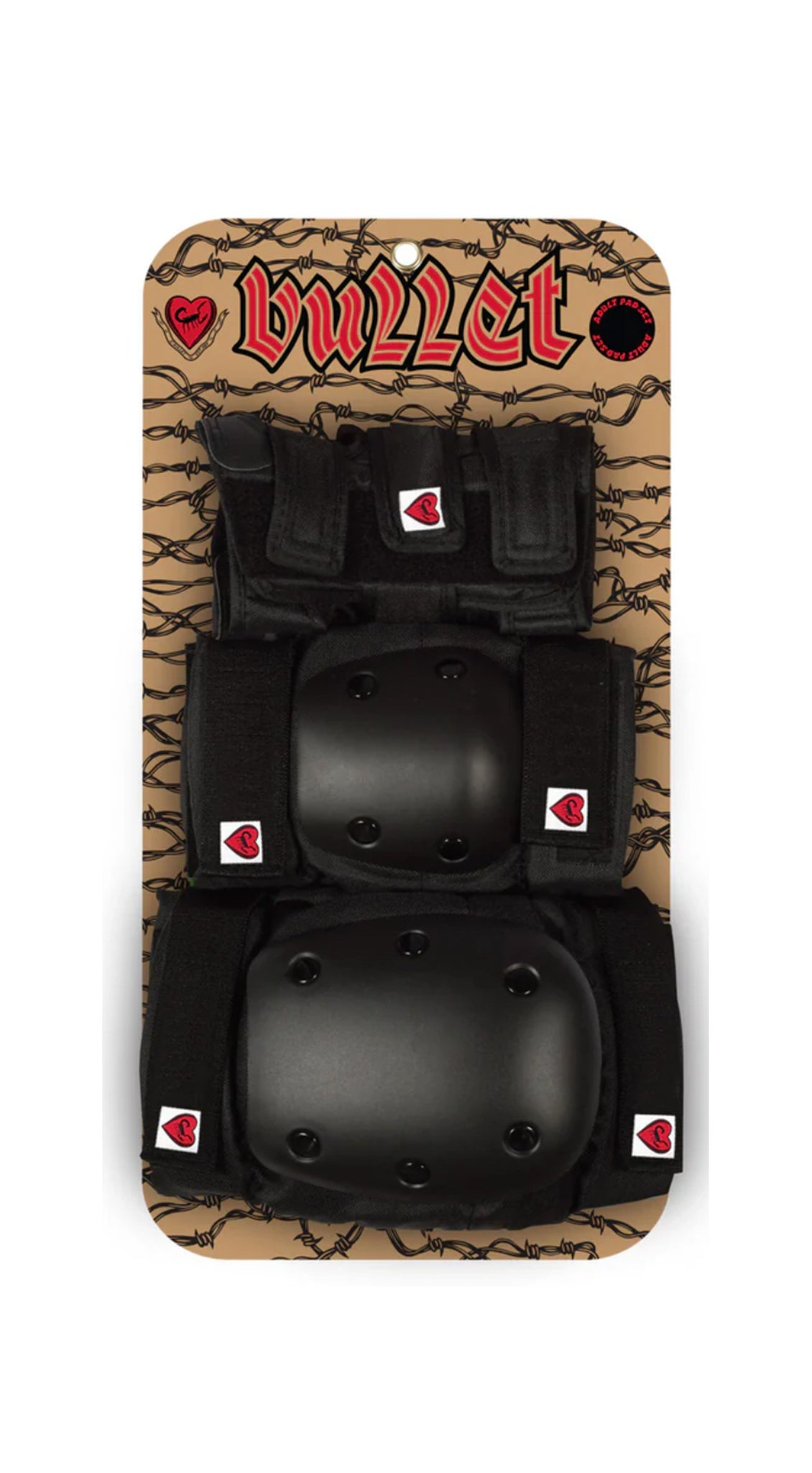 Bullet Adult Skateboard Pad Set - Protecciones