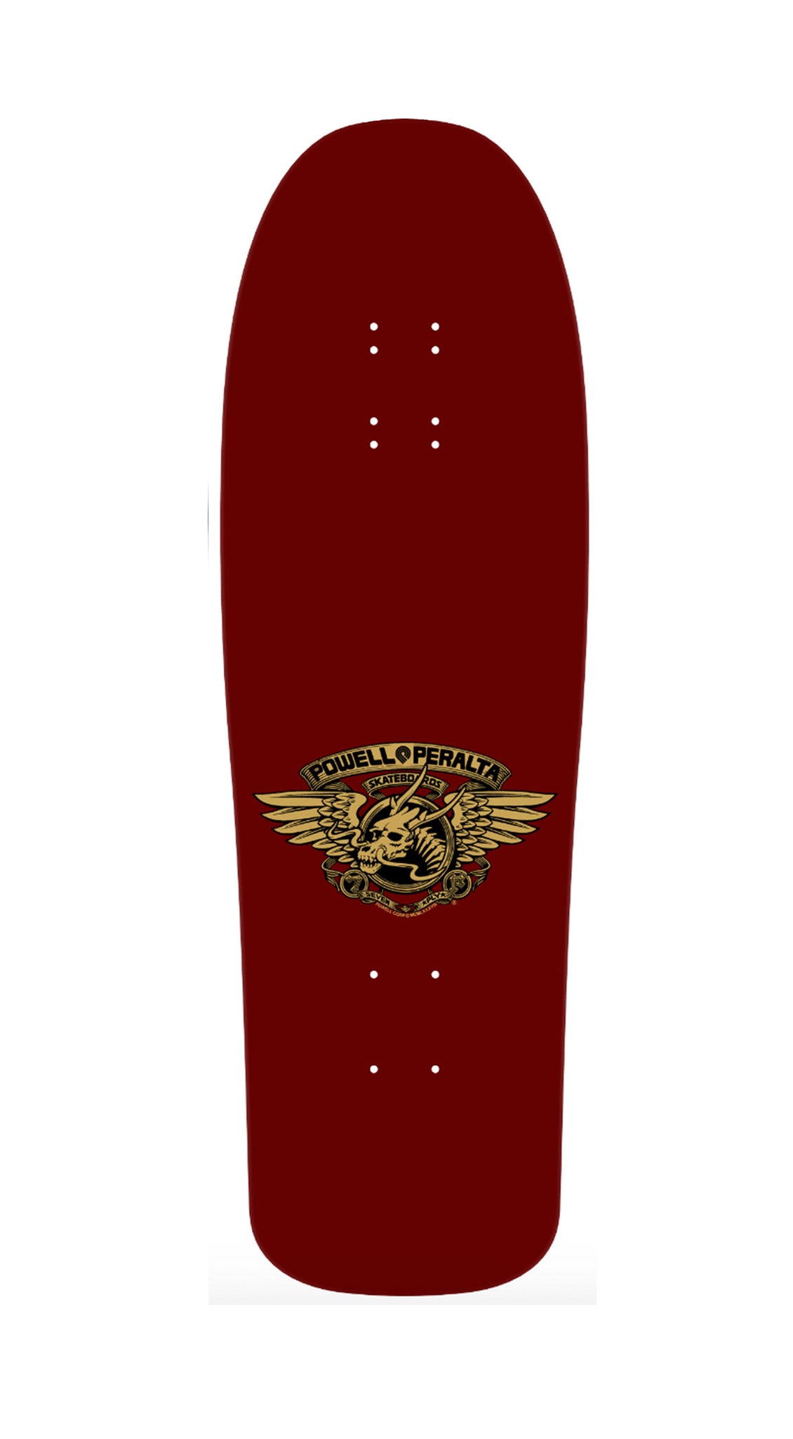 Powell Peralta Steve Caballero • Mask '02' • 9.75" • Burgundy / Gold Foil - Tabla