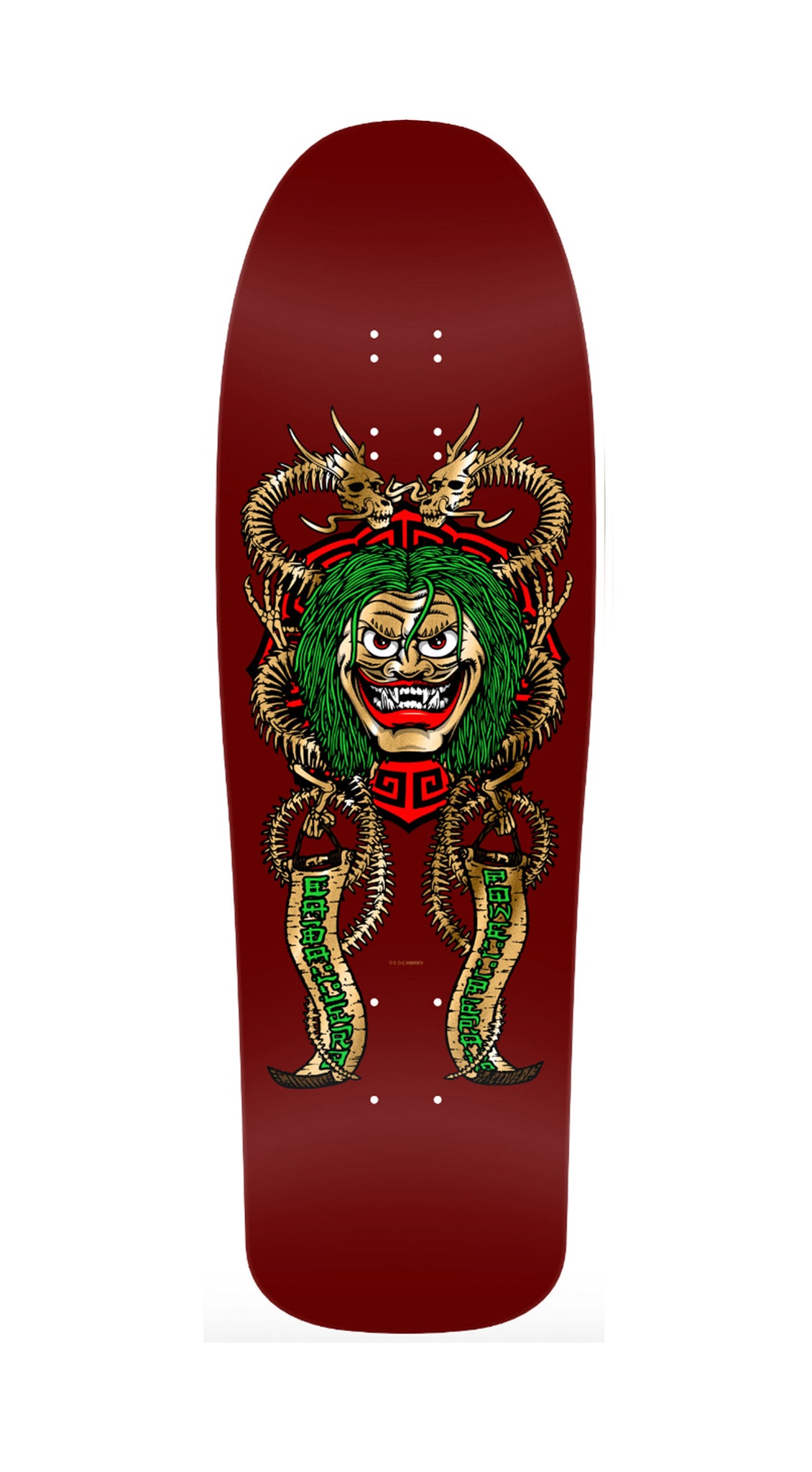 Powell Peralta Steve Caballero • Mask '02' • 9.75" • Burgundy / Gold Foil - Tabla