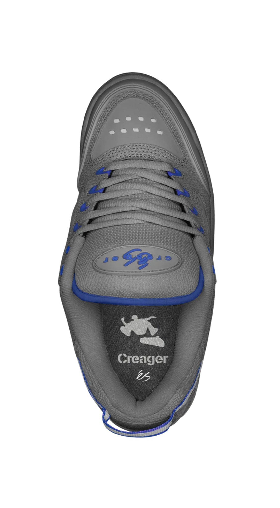 éS Creager Grey/Royal Blue- Zapatillas