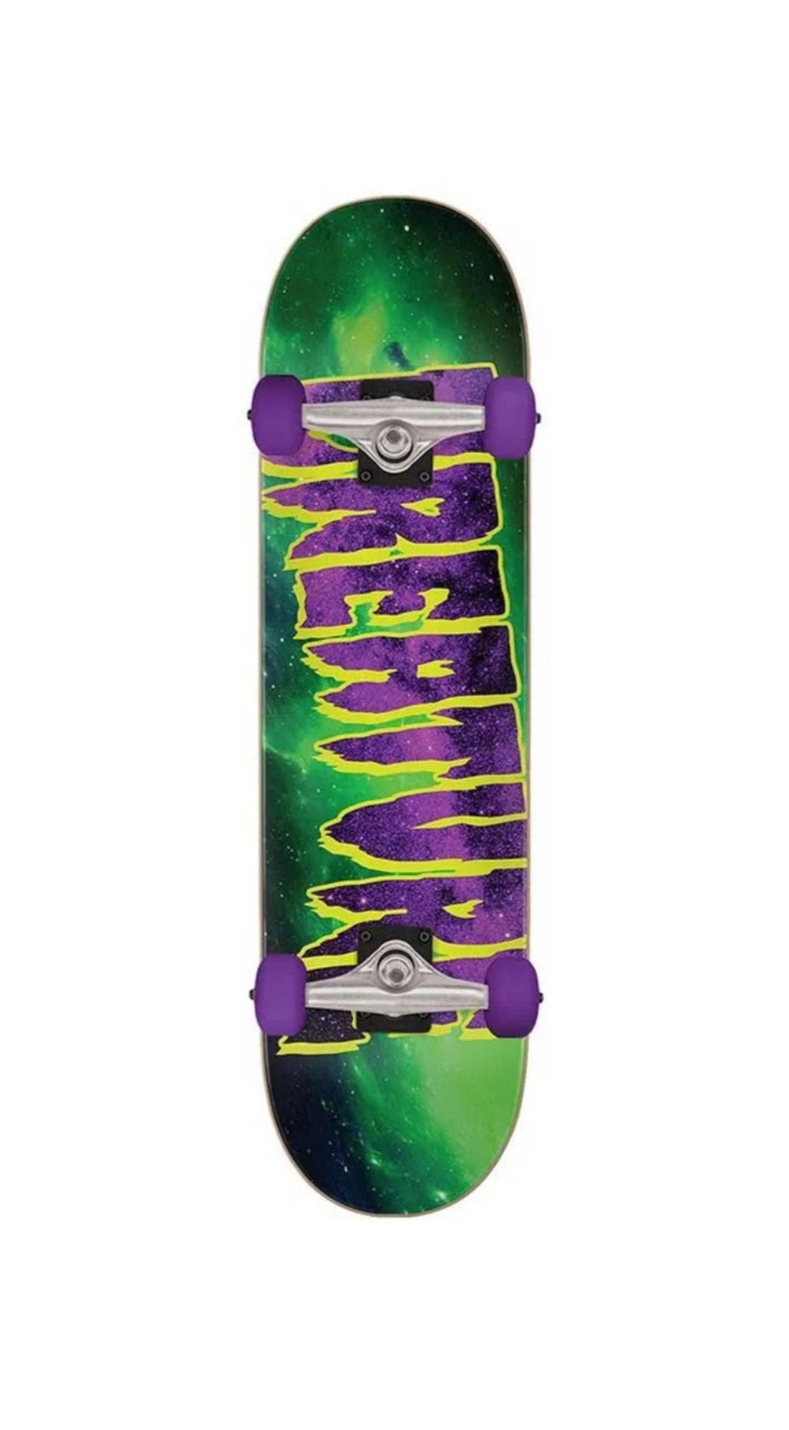 Creature Galaxy Logo Mid 7.80 x 31.25 Skateboard Complete - Completos