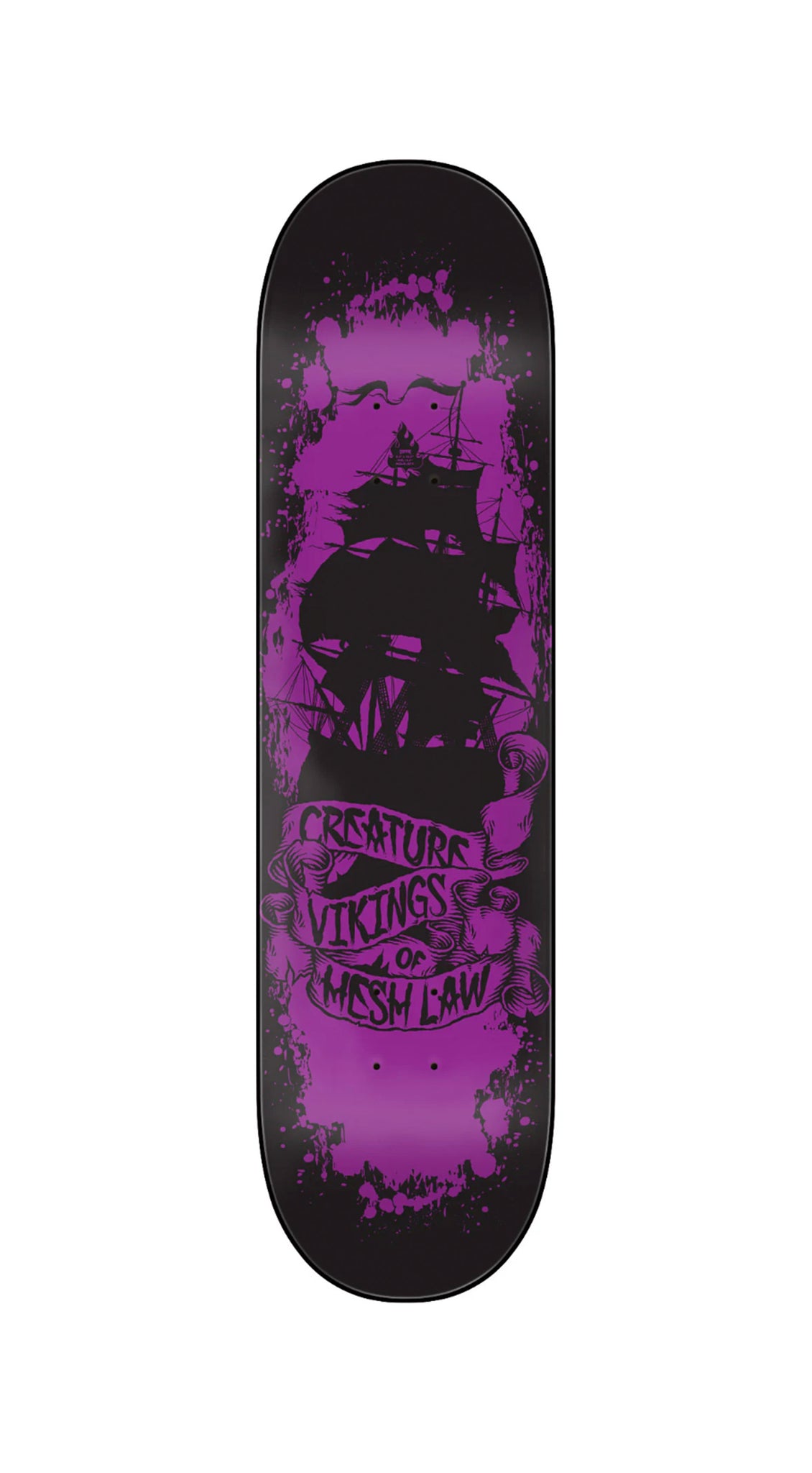 Creature Gravette Vikings of The Hesh Law XX Pro 8.3” x 32.2 Skateboard Deck- Tabla Skate 