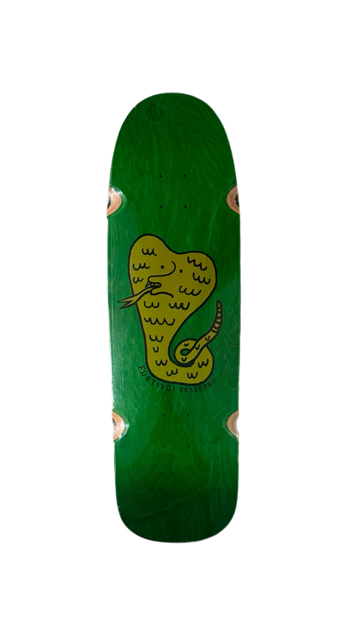 Furtivo Cobra 90 Shape 9.25 Skateboard Deck - Tabla