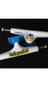 Independent Trucks Stage 4 Mark Gonzales Flat White Blue 166mm  Skateboard Trucks - Ejes