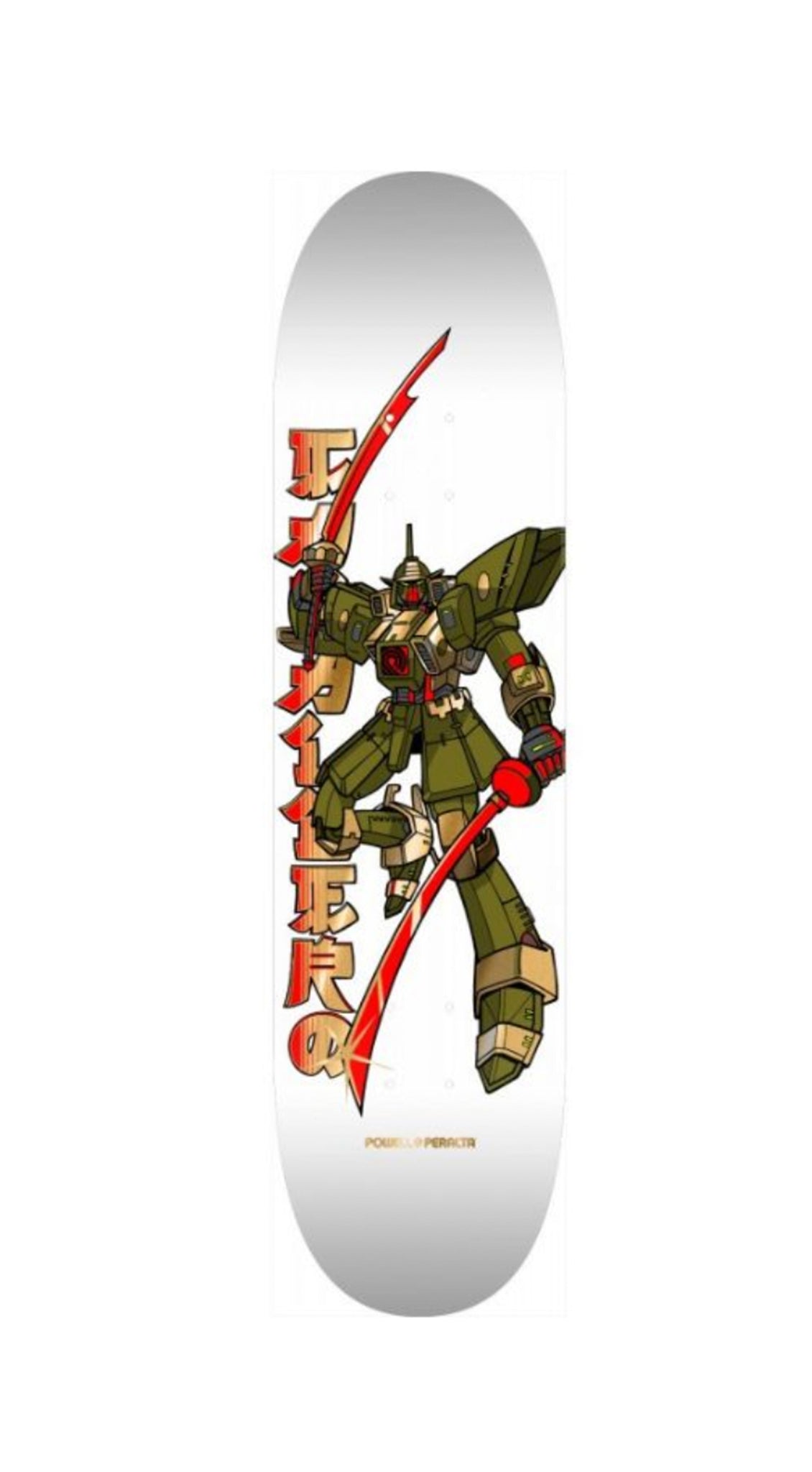 Powell Peralta Steve Caballero • Gundam • 8.25" • White / Gold Foil - Tabla