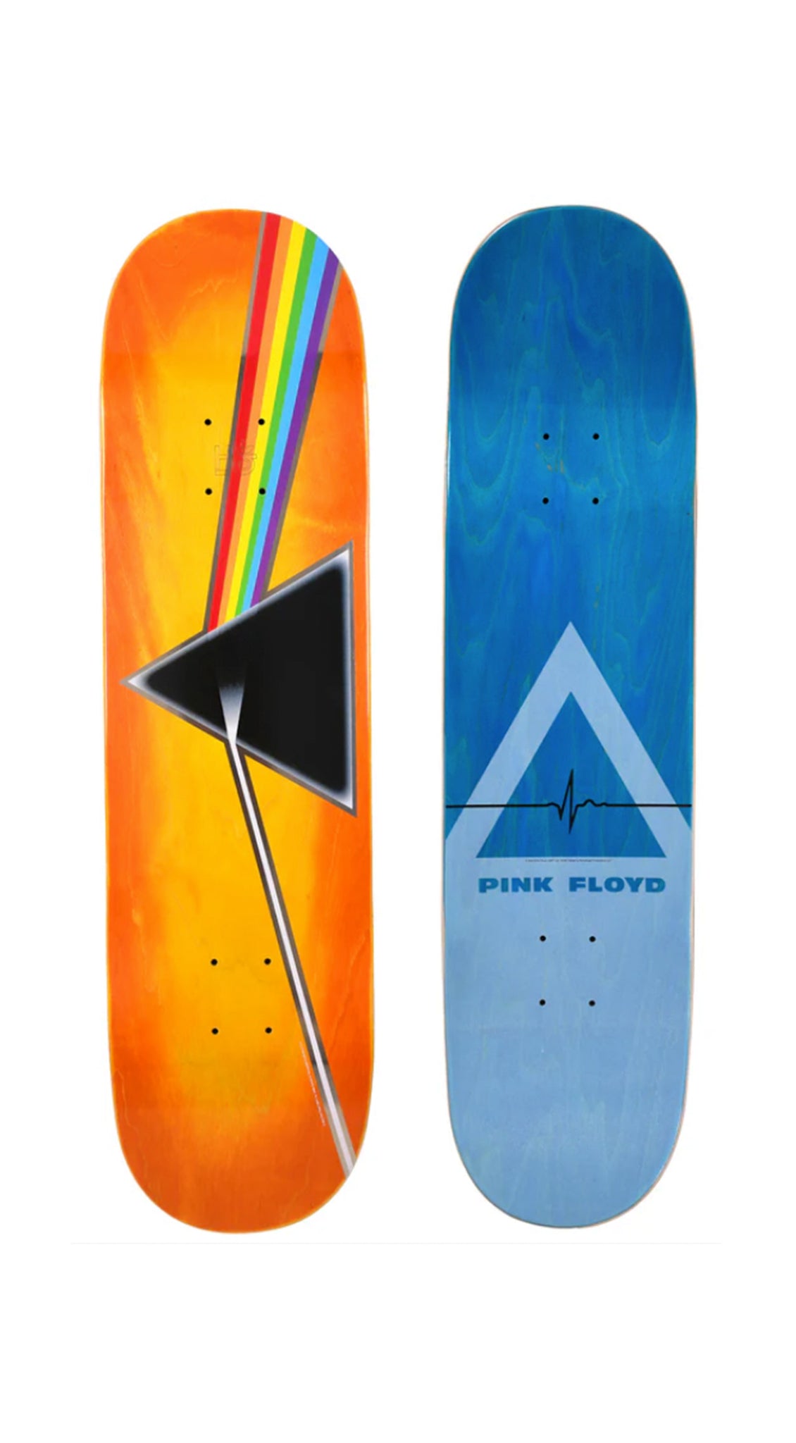 Habitat Dark Side of the Moon Sunburst Skateboard Deck - Tabla