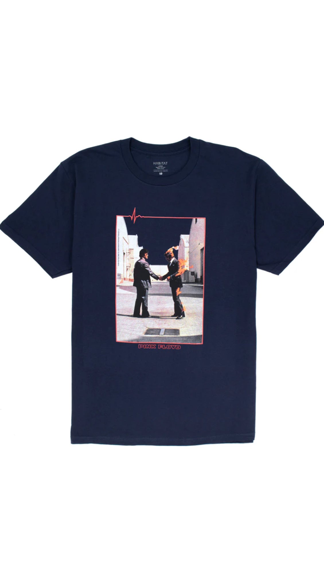 Habitat Tee Wish You Were Here Navy T-shirt - Camiseta