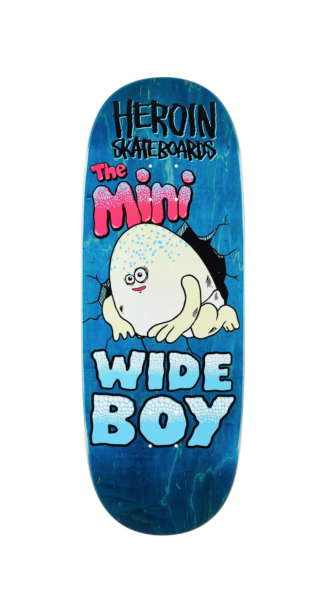 Heroin Mini Wide Boy 10.5 Skateboard Deck - Tabla
