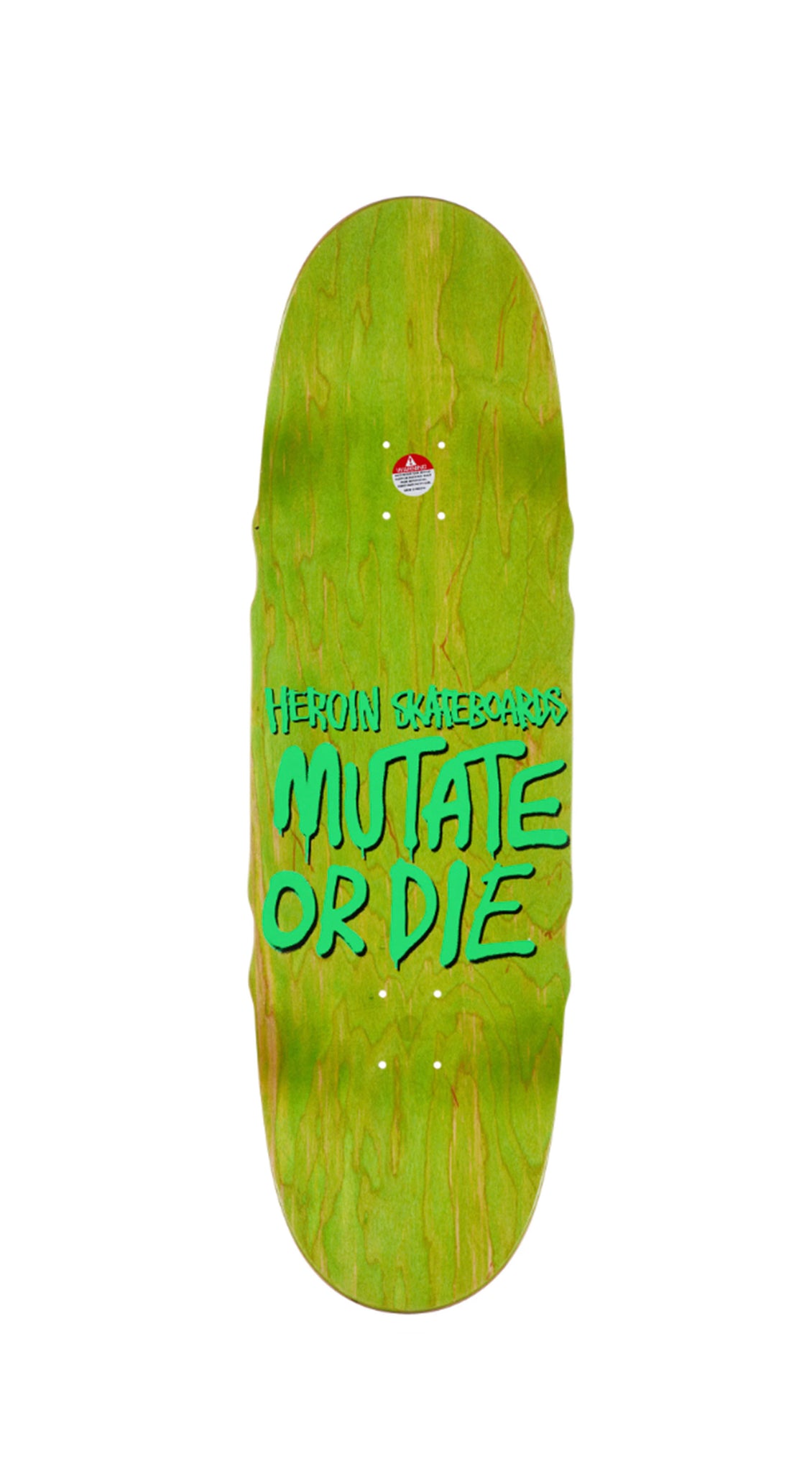 Heroin “Mutant Razor Egg” 9.5 x 32.1 Skateboard Deck- Tabla