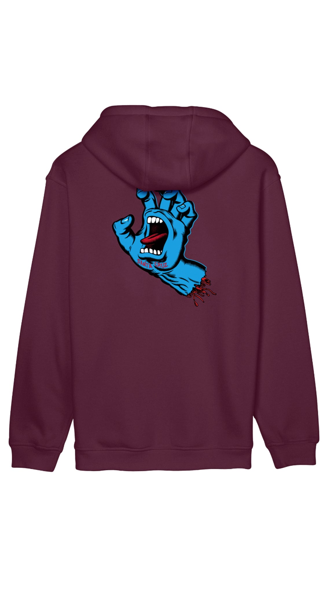 Santa Cruz Hood Screming Hand Cherry - Sudadera