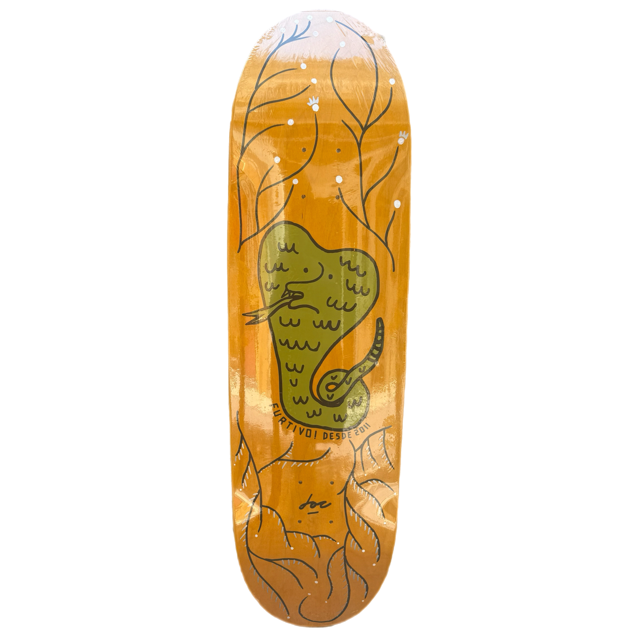 Furtivo Cobra Egg1 9.125 (Pieza Única 1/1, Barcelona) Skateboard Deck- Tabla Skate