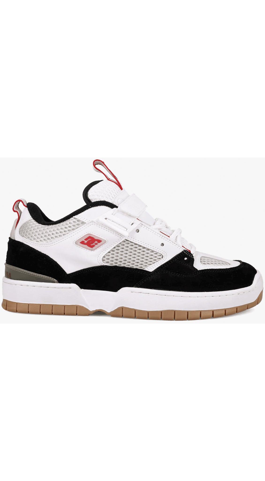 DCSHOES JS 1 Black/White/Red- Zapatillas