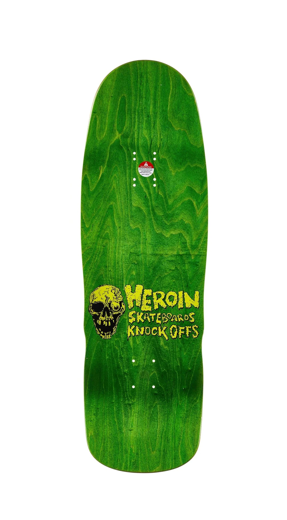 Heroin DD Knock Off Deck 10.1 Skateboard Deck - Tabla