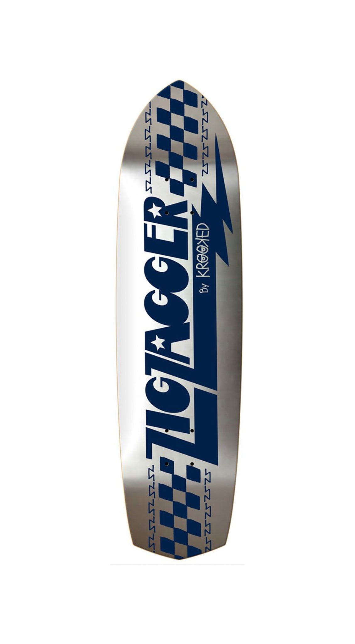 Krooked ZIP ZAGGER SILVER FOIL 8.62- Tabla