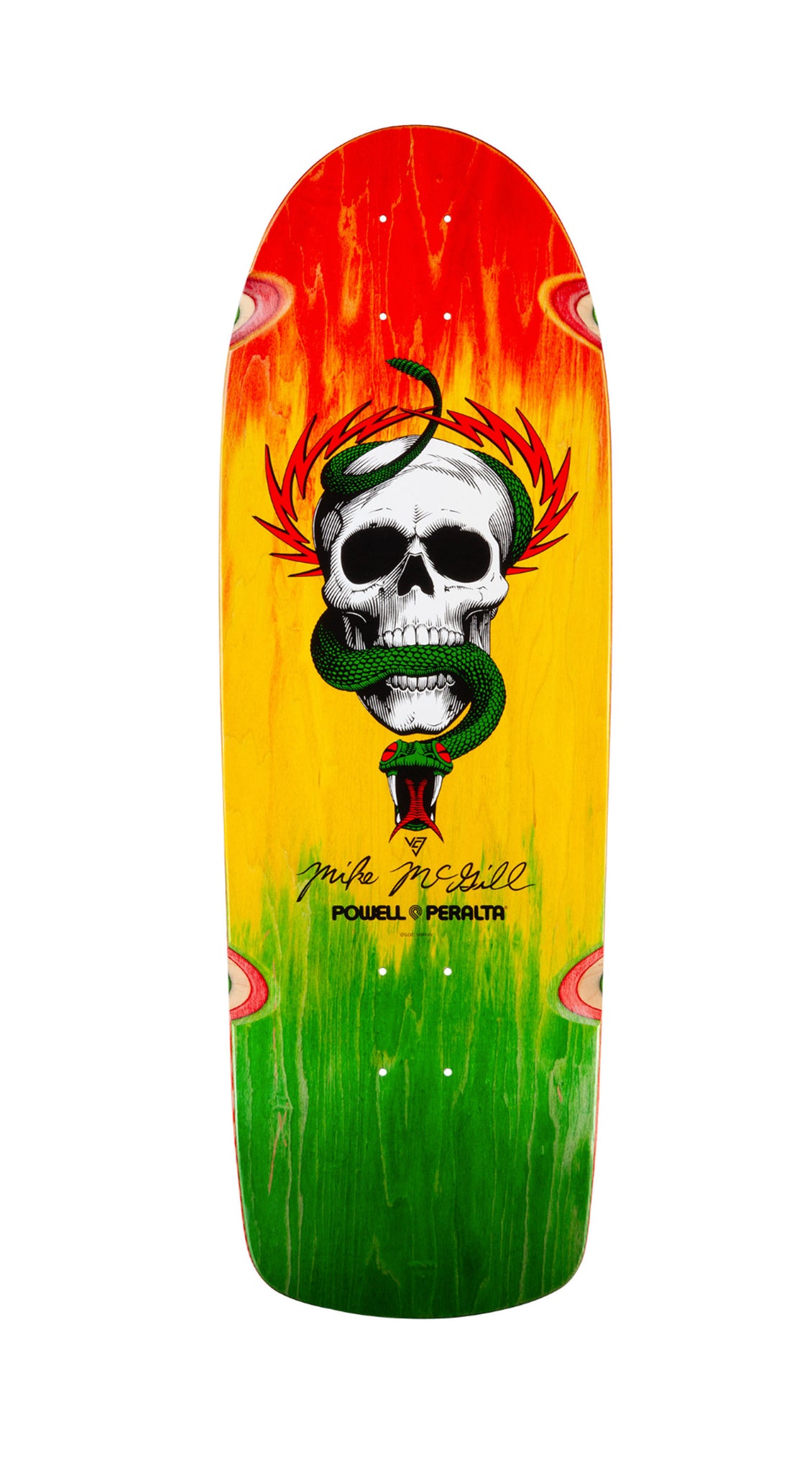 Powell Peralta Mike McGill • O.G. • Skull & Snake '17' • Rasta Fade- Tabla
