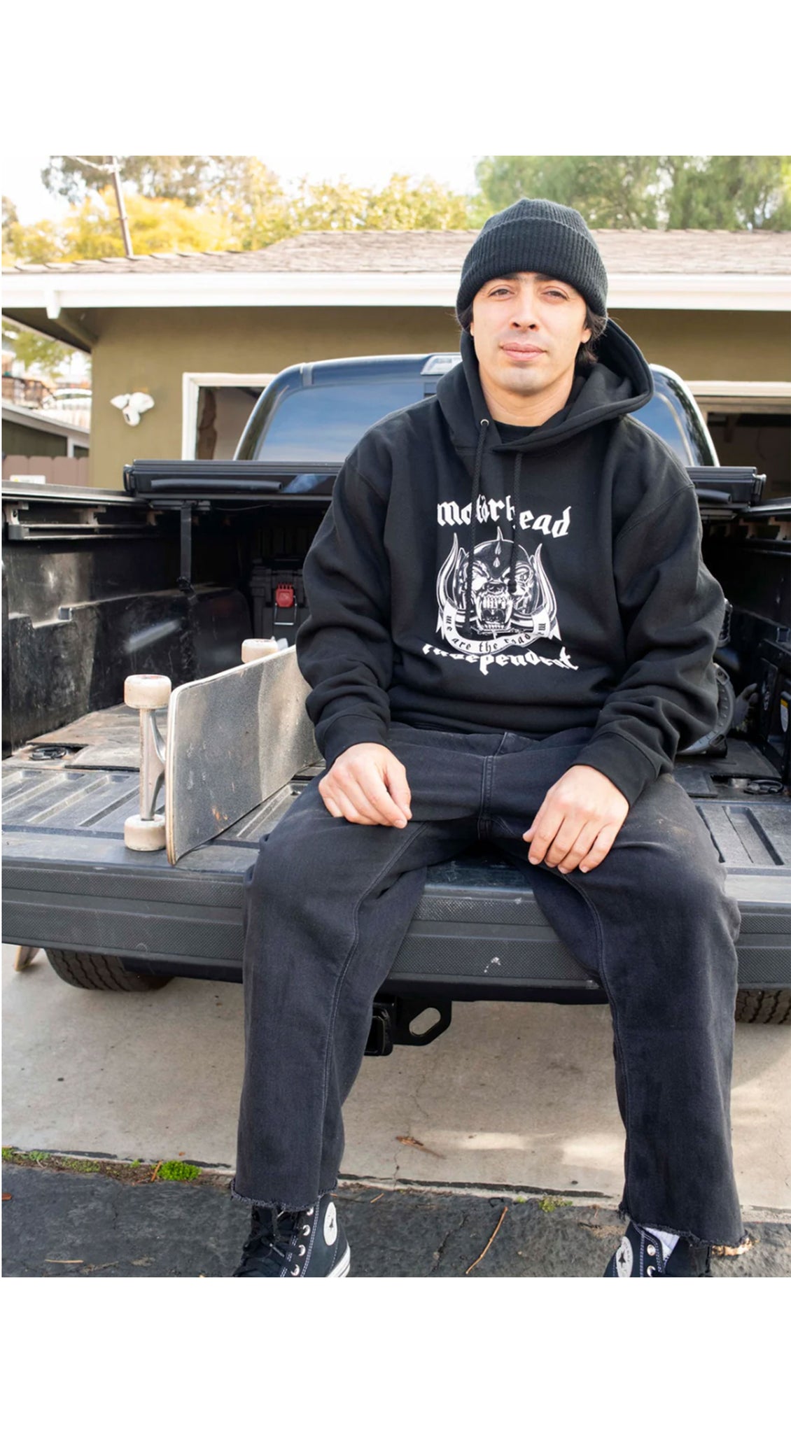 Independent Motörhead Warpig P/O Hooded Heavyweight Sweatshirt Black - Sudadera