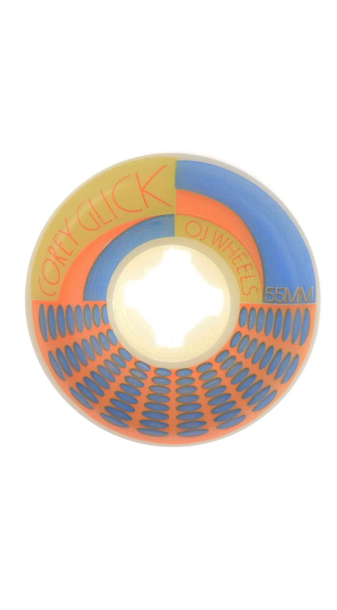 OJ Wheels 55mm Glick Bro Jazz Original Hardline 99A shape Wheels - Ruedas