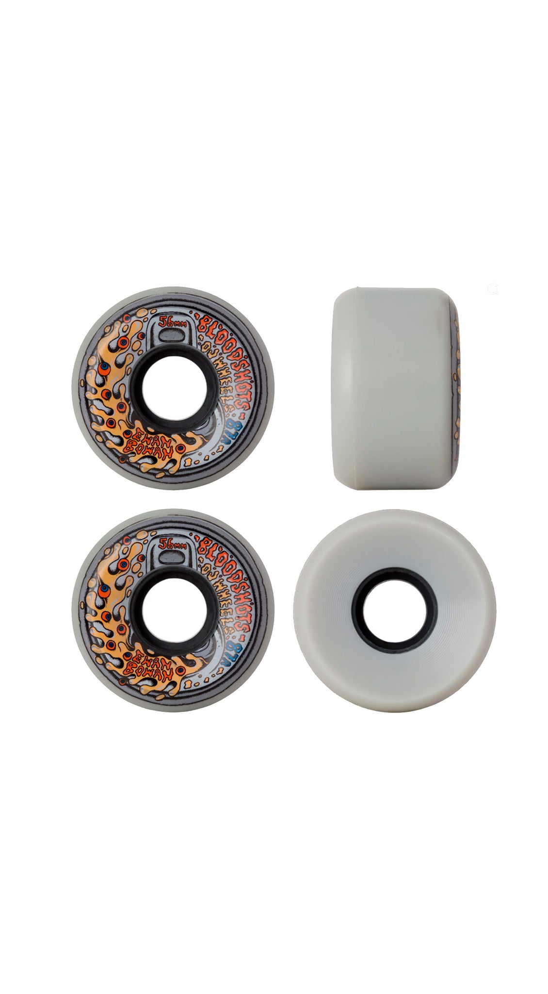 OJ Wheels Bowman bloodshots Keyframe 56mm 87A Wheels - Ruedas