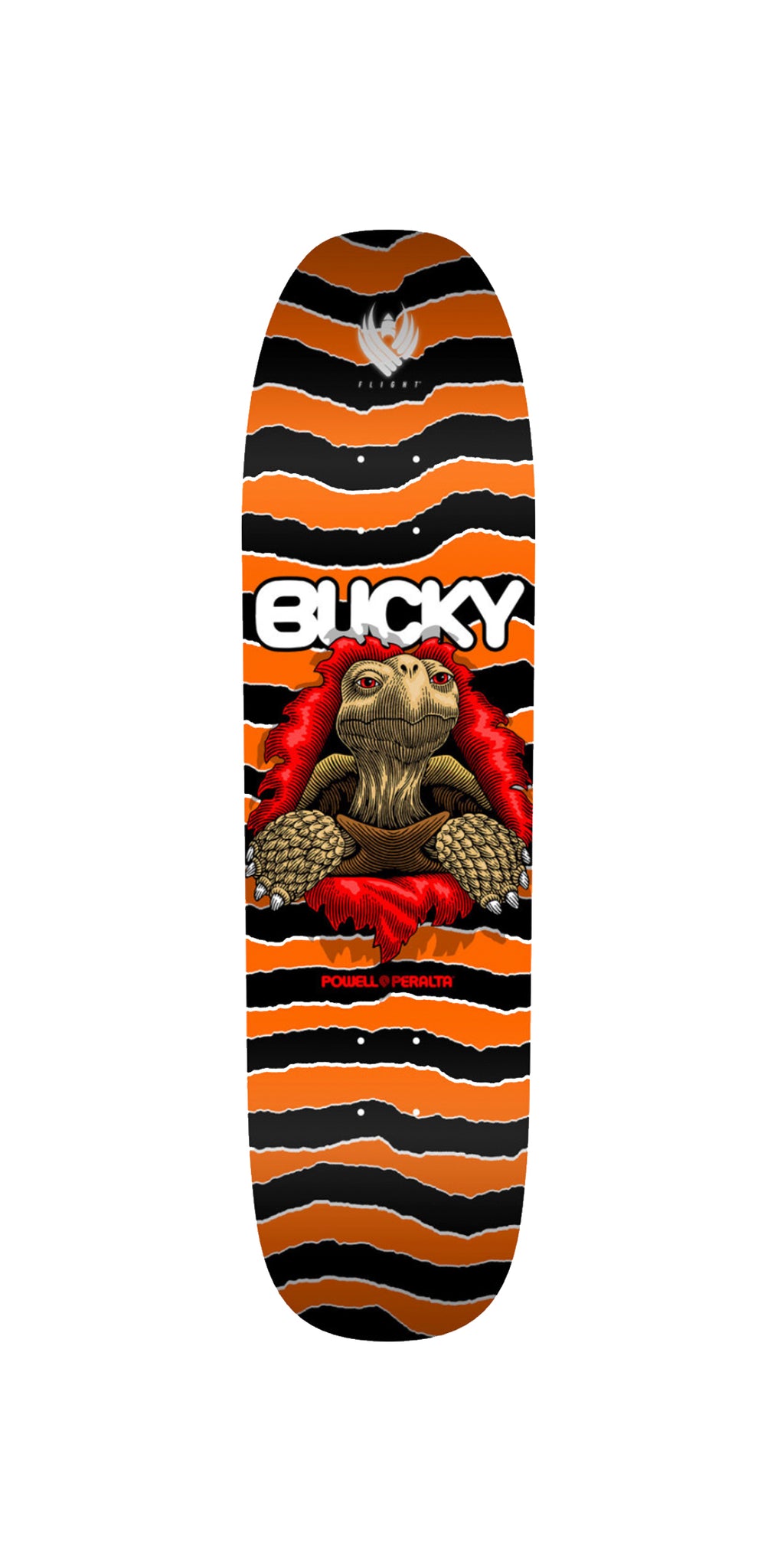 Powell Peralta Pro Flight Lasek Tortoise Orange Black 8.62 Skateboard Deck - Tabla