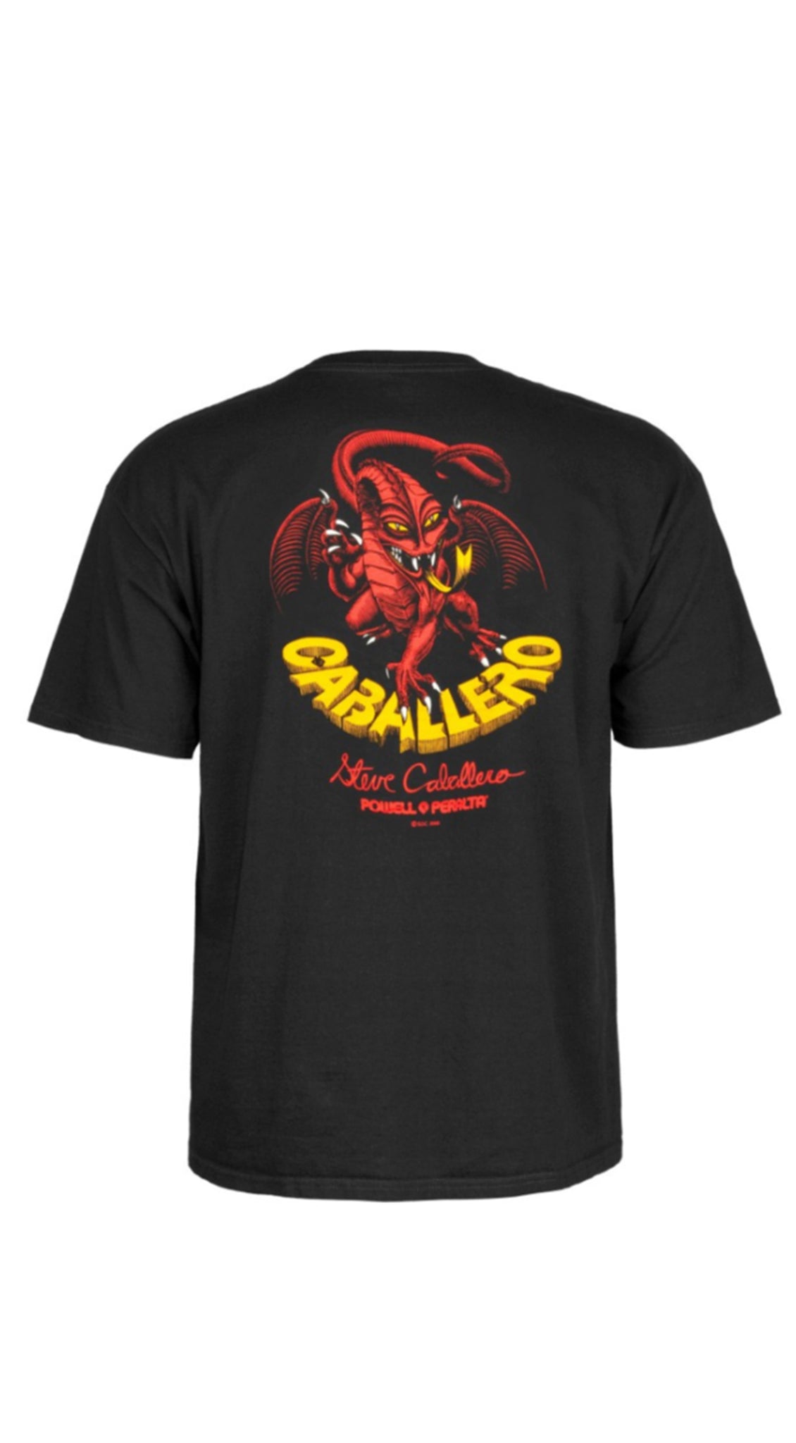 Powell Peralta Tee Caballero Dragon II Black -Camiseta