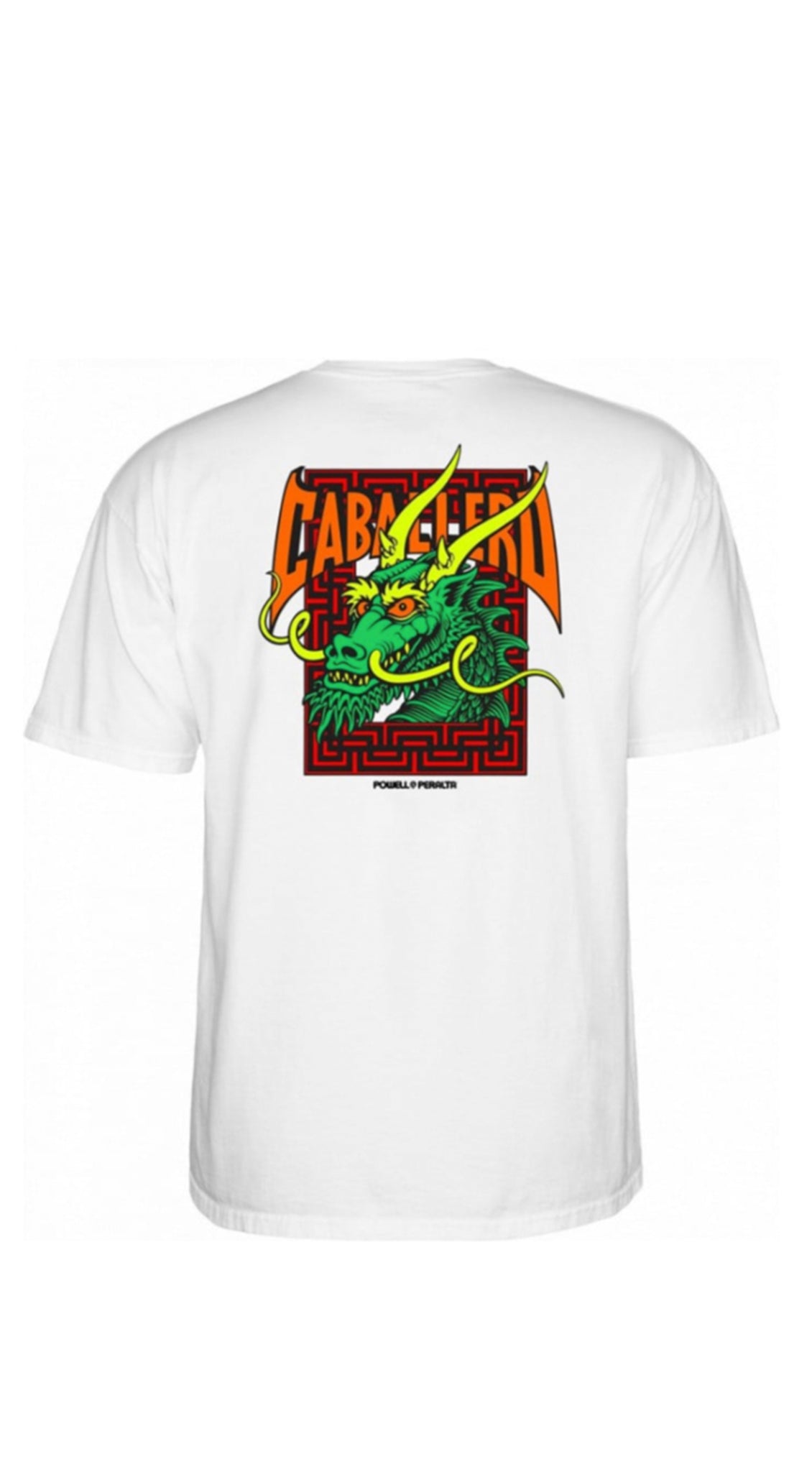 Powell Peralta Tee Caballero Street Dragon White -Camiseta