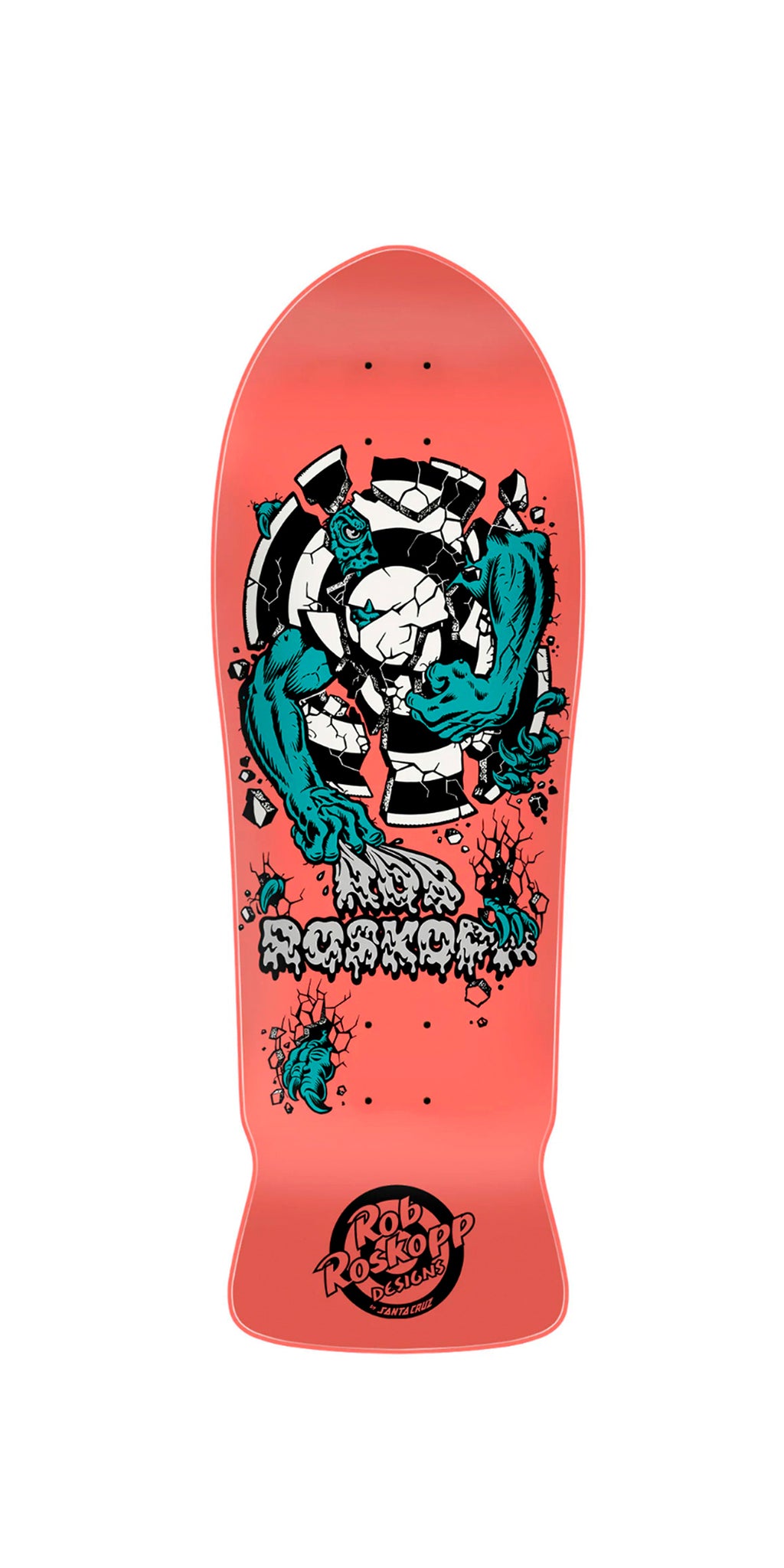 Santa Cruz Roskopp Three Reissue Deck Skateboard Deck 2025 Edition - Tabla de Skate