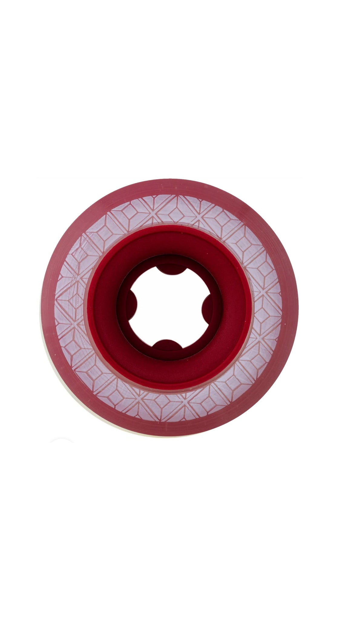 Ricta Shanahan Crystal Cores 53mm 95A Clear Metallic Red- ruedas