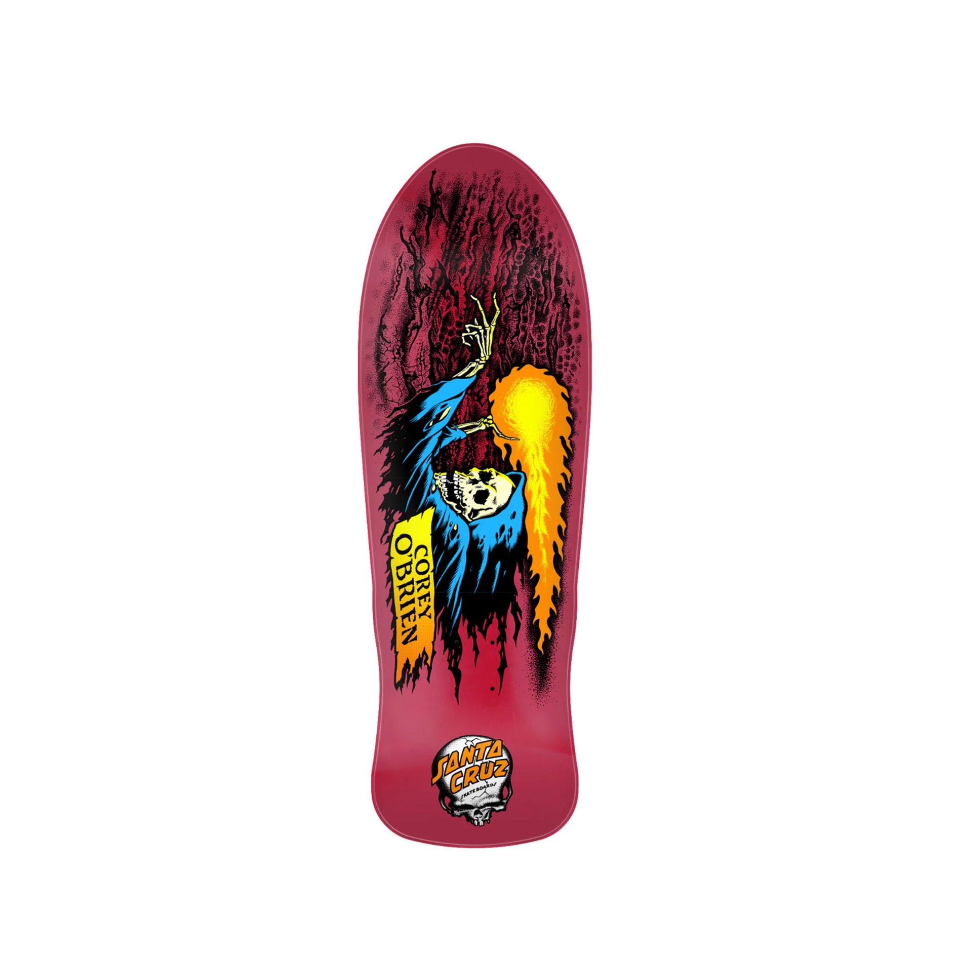 サンタクルーズ& オベイCorey O'Brien スケートボード OBEY New Santa Cruz x Obey Corey O'Brien Reaper Reissue