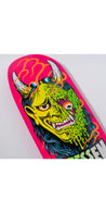 Santa Cruz Dressen Hannya Mask 9.30" Shaped  Skateboard Deck  - Tabla