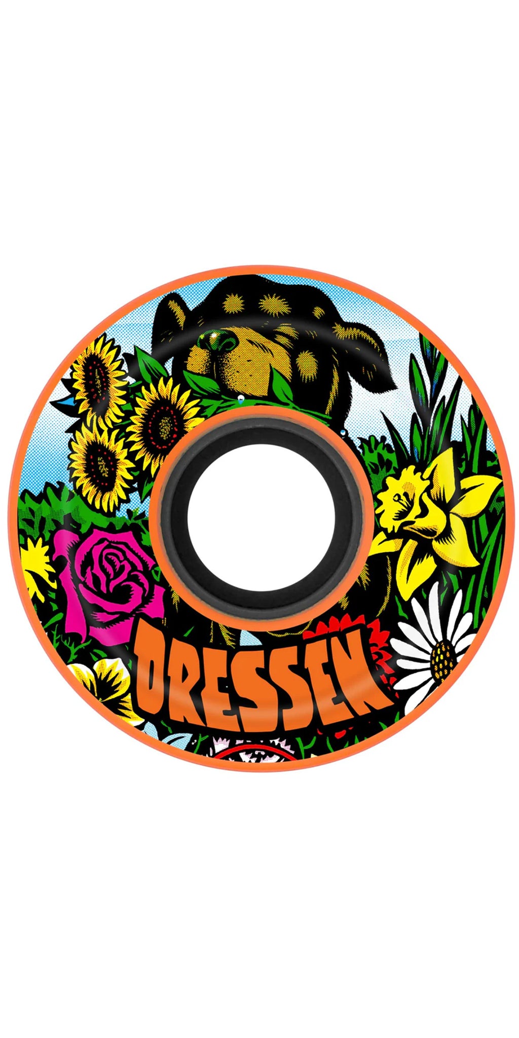 Santa Cruz Eric Dressen Pup Reissue Og Slime Orange 60mm 78a Skateboard Wheels - Ruedas