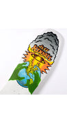 Santa Cruz Jeff Kendall End of the World Reissue Deck (2025) – Full Dip White Skateboard Deck - Preorder